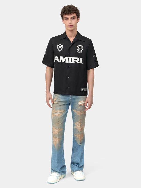 AMIRI SPORT CAMP SHIRT - Black - AMIRI