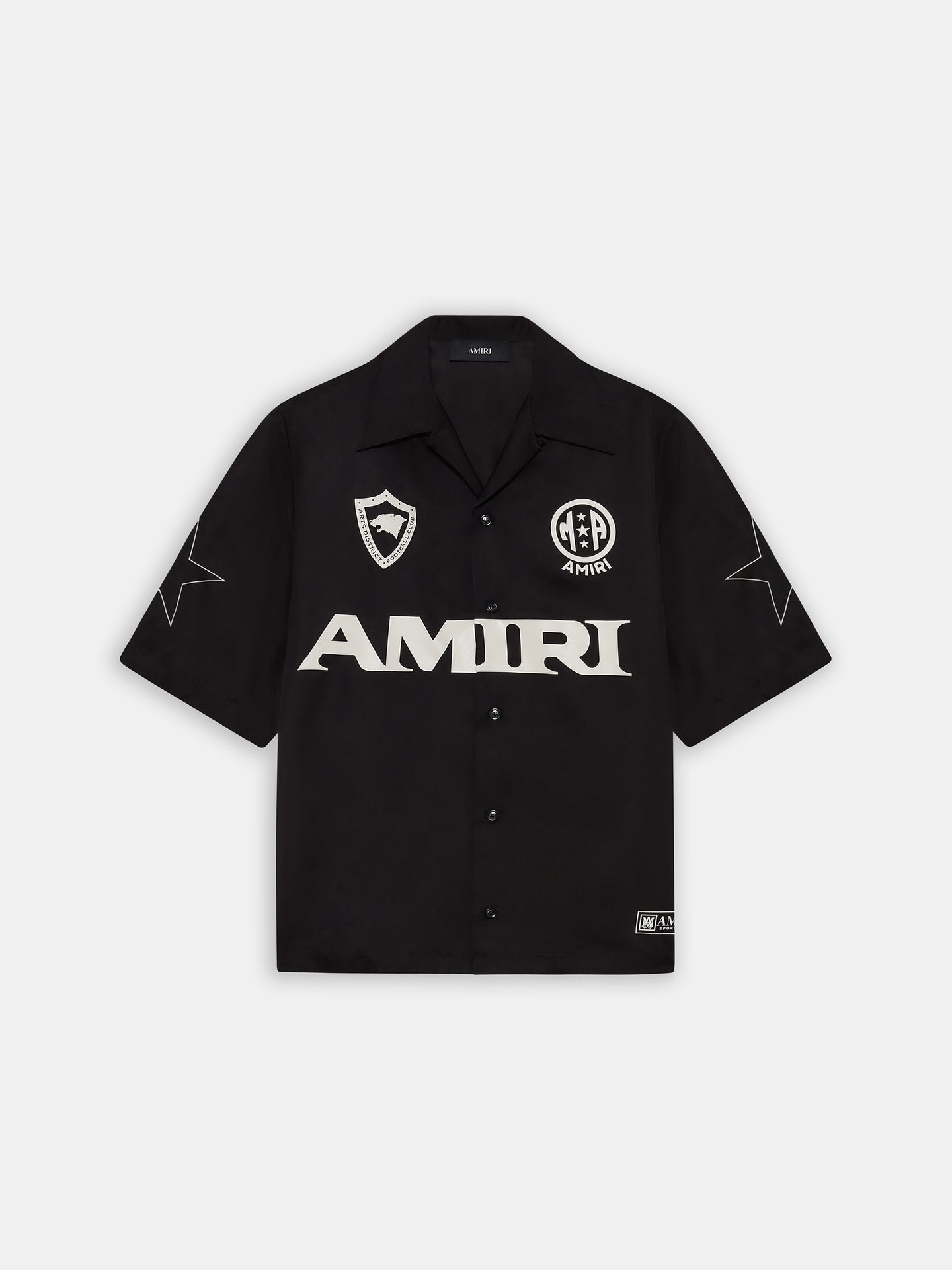 AMIRI SPORT CAMP SHIRT - Black - AMIRI