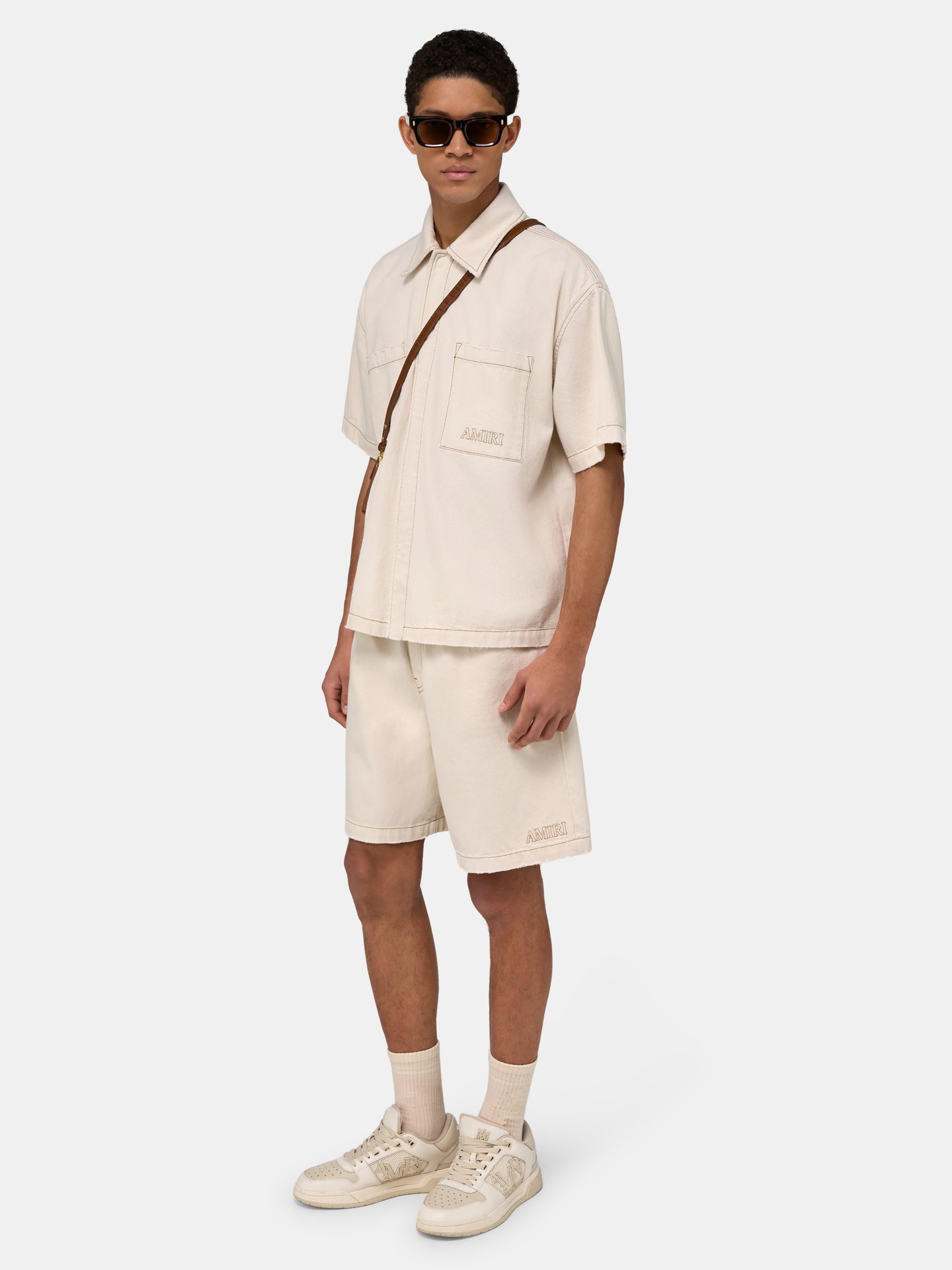 AMIRI DENIM SHIRT - Ecru - AMIRI