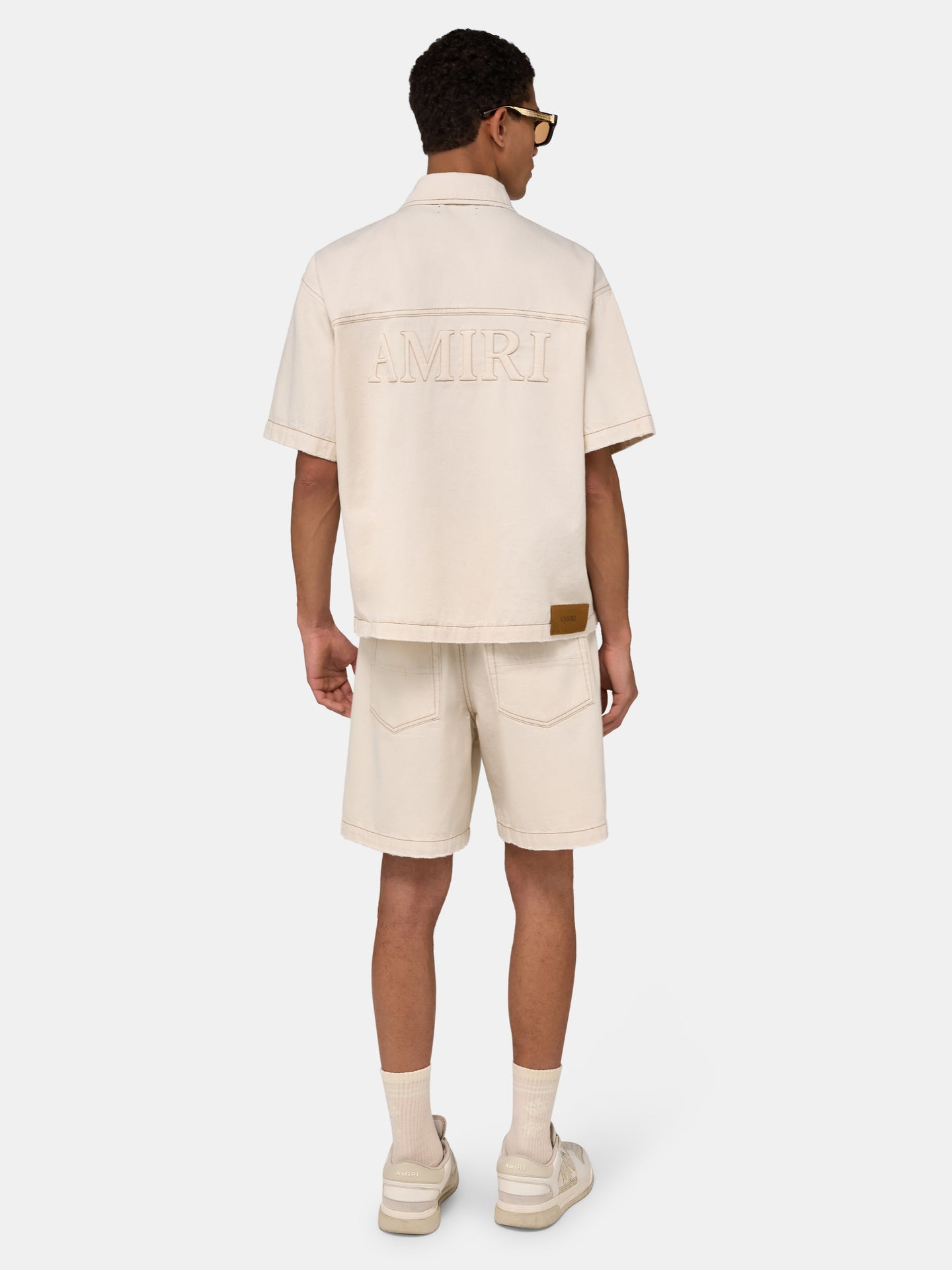 AMIRI DENIM SHIRT - Ecru - AMIRI