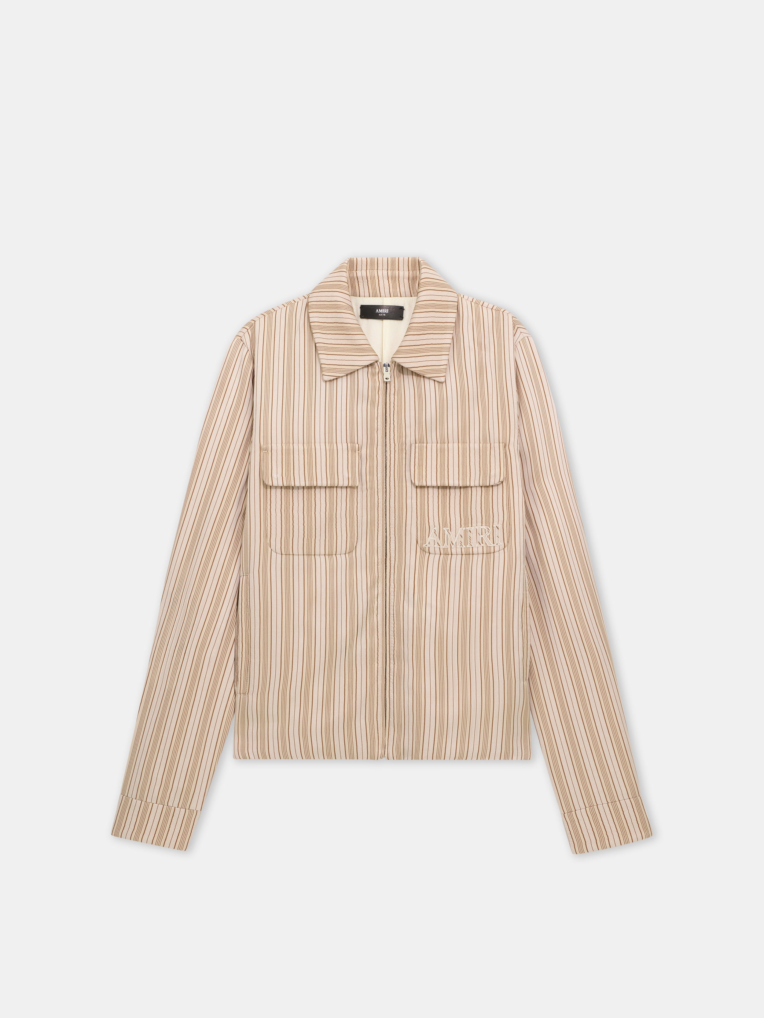 Product AMIRI STRIPED BLOUSON - Alabaster featured image