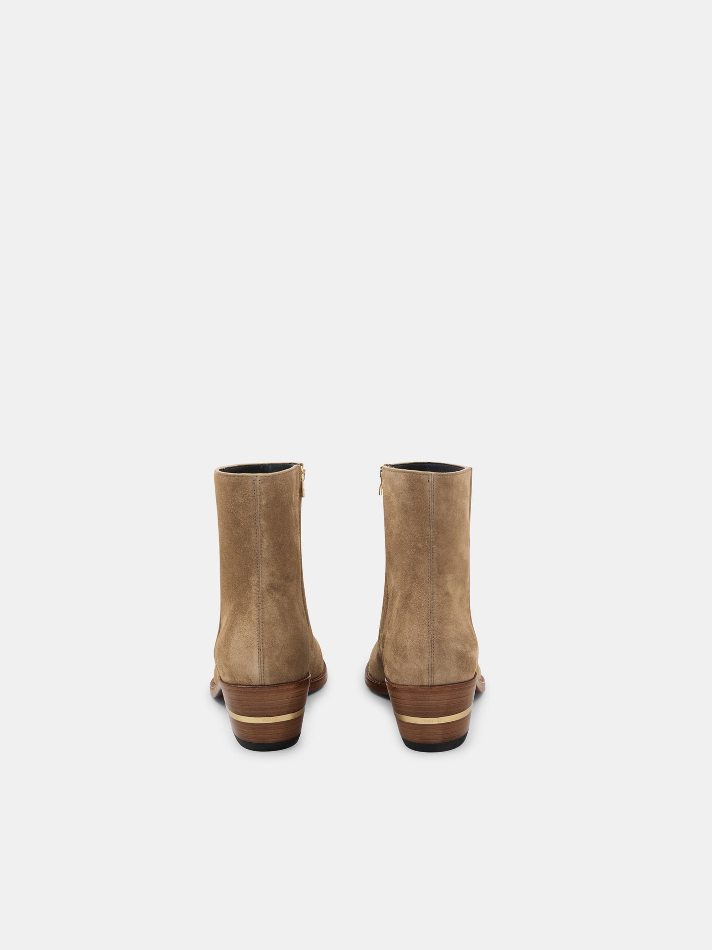 SUEDE RYDER BOOT - Cognac