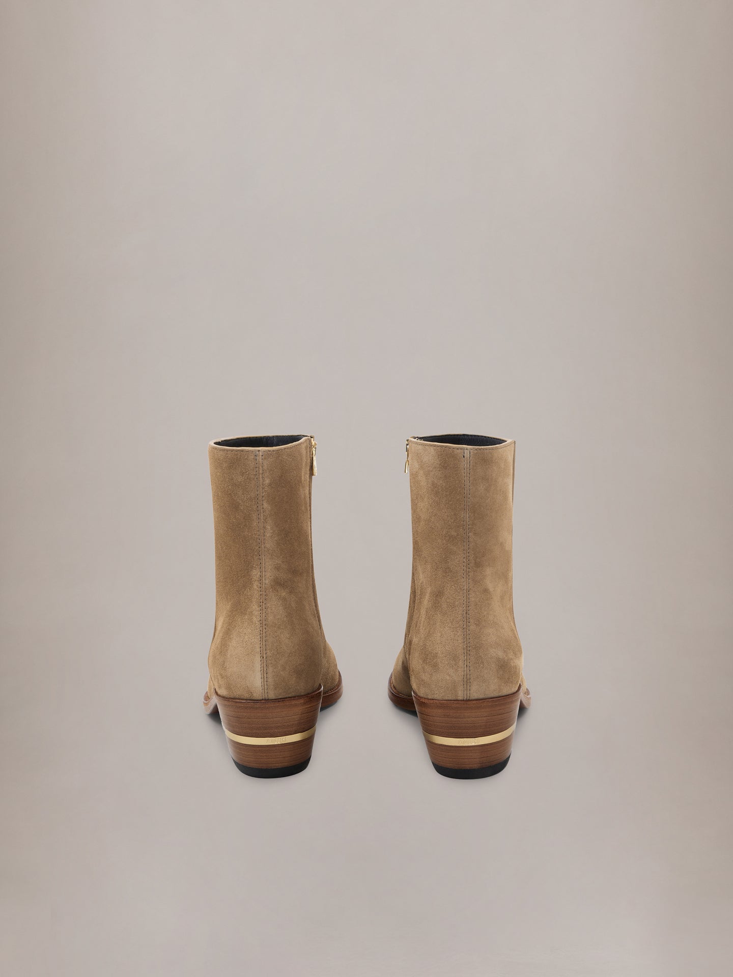 SUEDE RYDER BOOT - Cognac