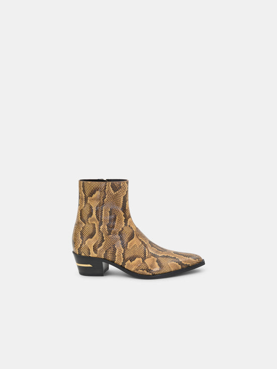 PYTHON RYDER BOOT - Brown