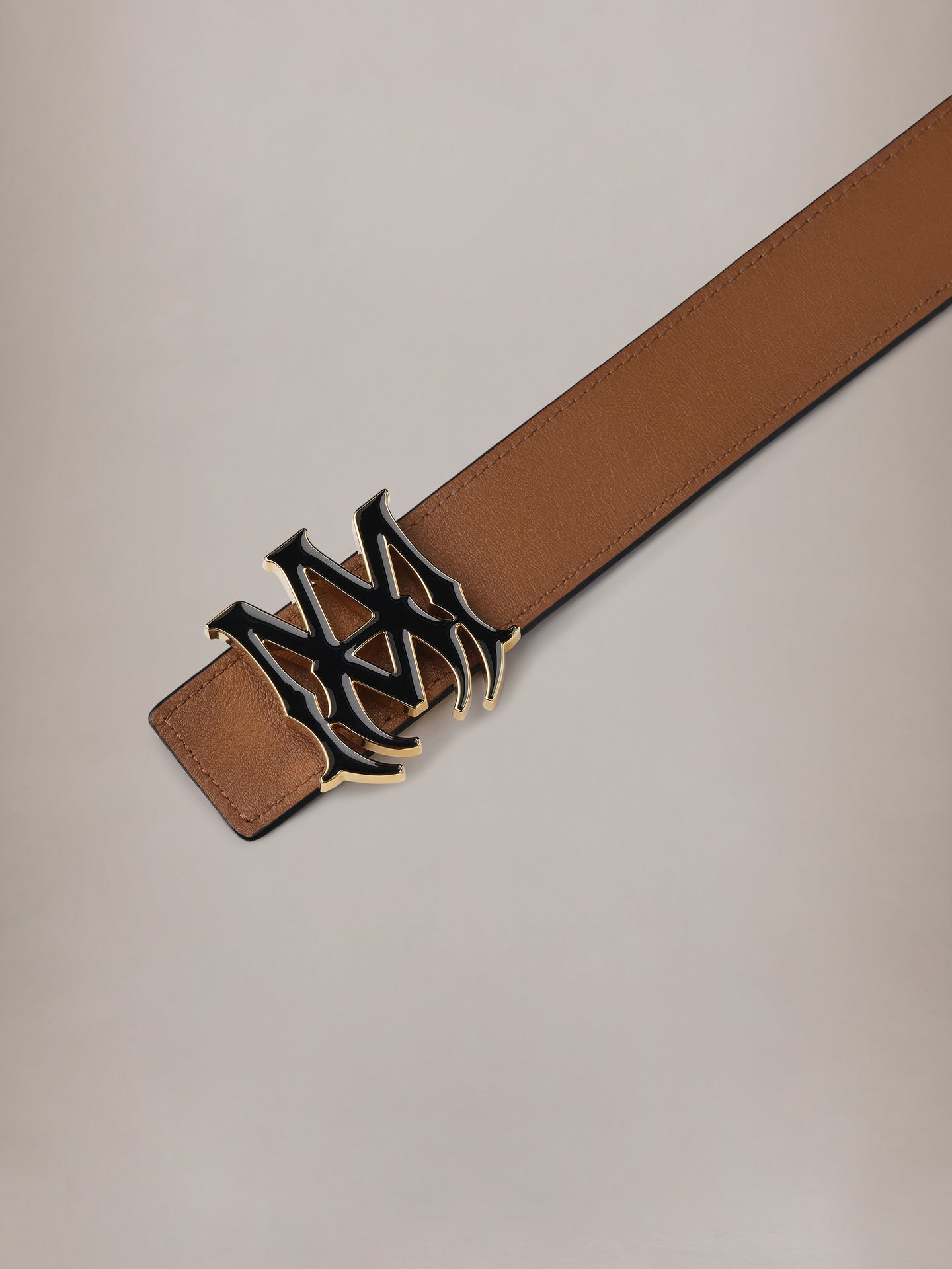 MA 4CM ENAMEL BELT - Black Brown - AMIRI
