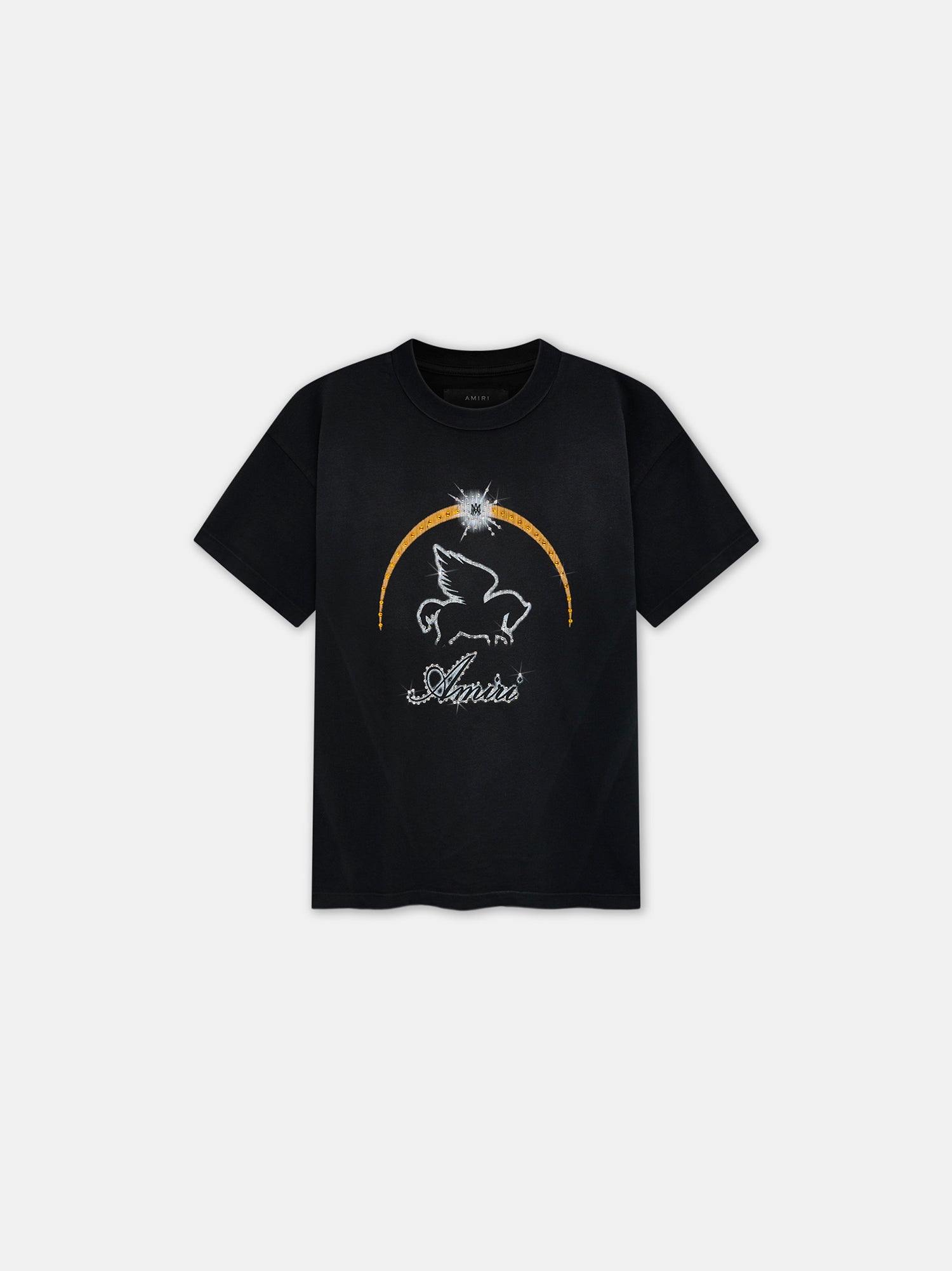 Product WOMEN - WOMEN'S AMIRI CRYSTAL PEGASUS TEE - Black featured image