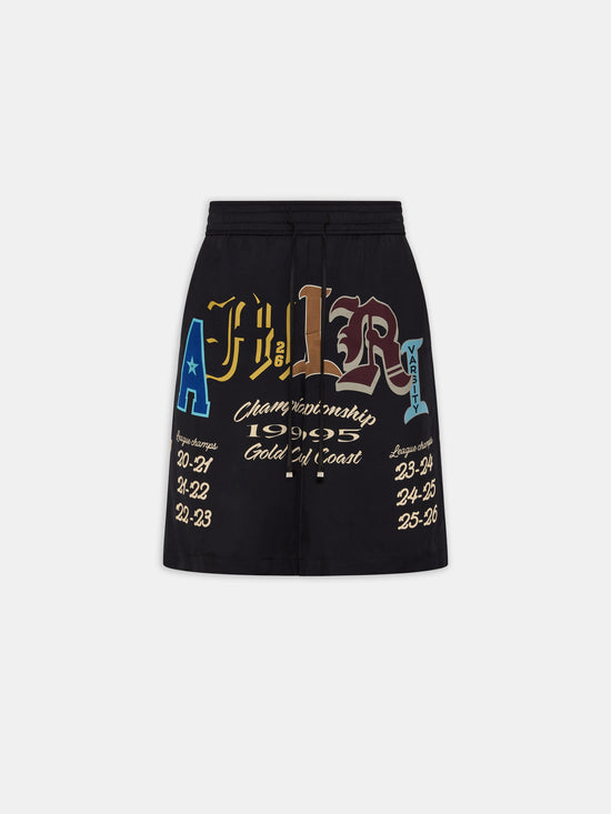 VARSITY PATCH SHORT - Black - AMIRI