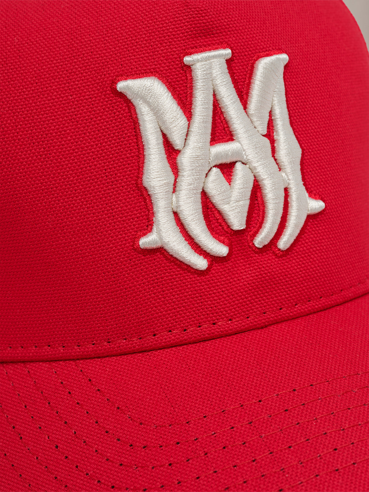 MA STAGGERED AMIRI FULL CANVAS HAT - Red - AMIRI
