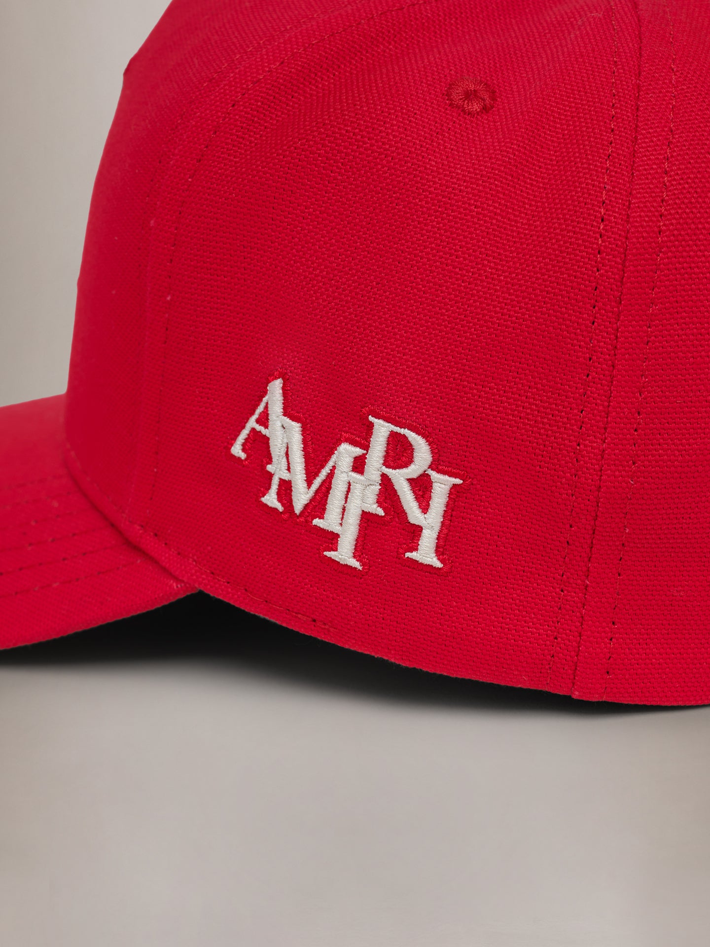 MA STAGGERED AMIRI FULL CANVAS HAT - Red - AMIRI