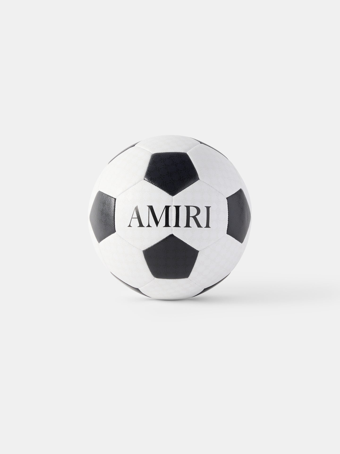 AMIRI TOURNAMENT SOCCER BALL - Black White - AMIRI
