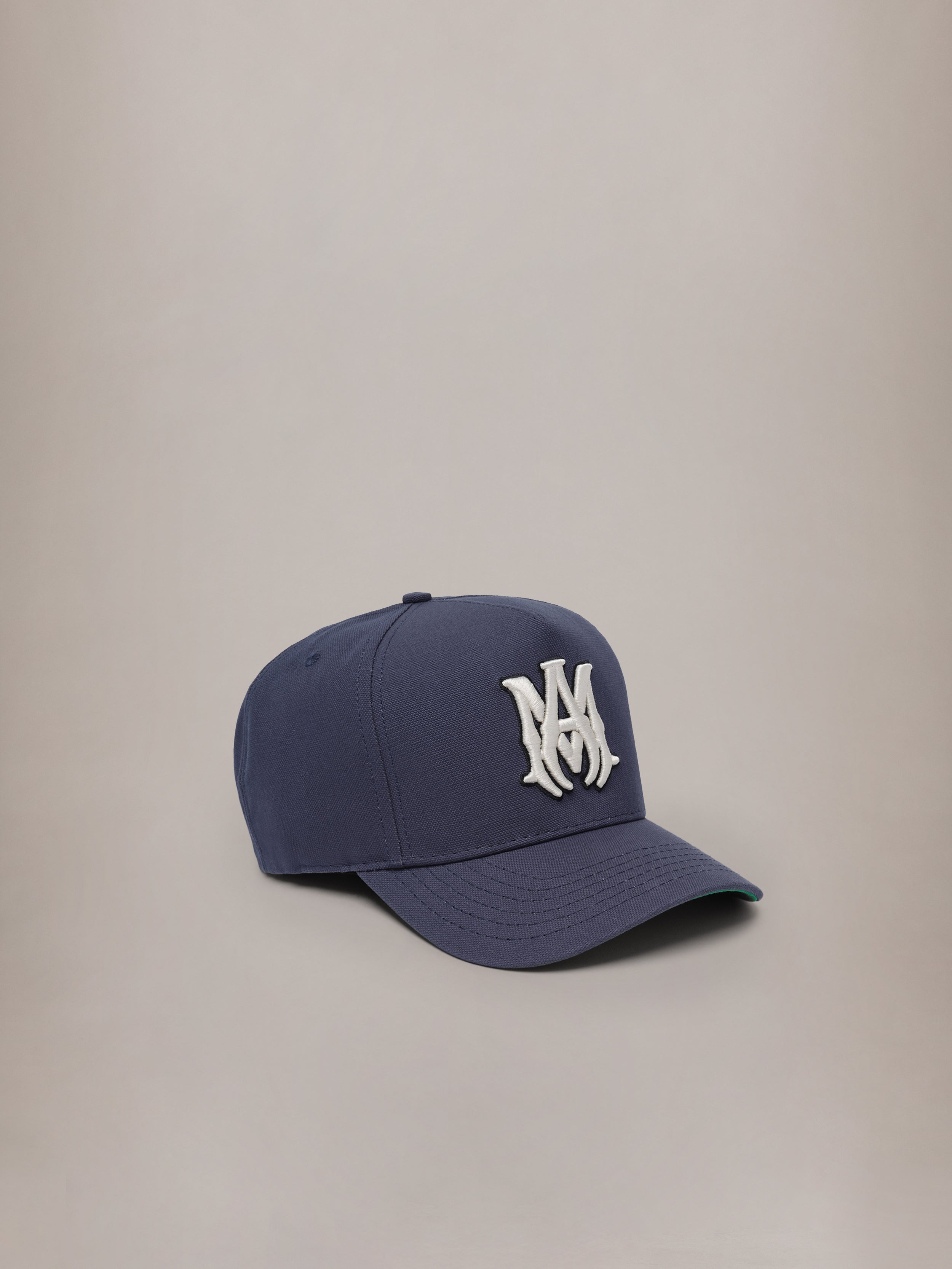 MA STAGGERED AMIRI FULL CANVAS HAT - Navy Off White
