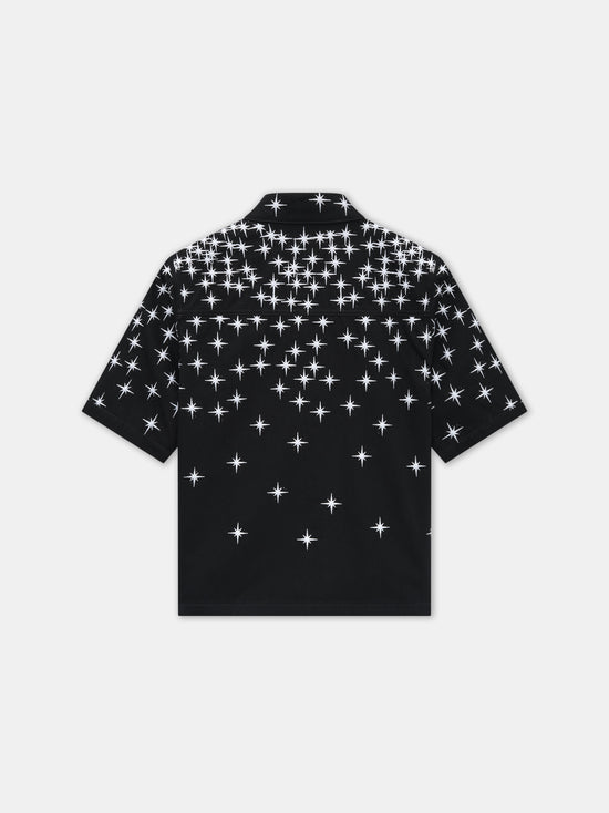 STARBURST CRYSTAL SHIRT - Black