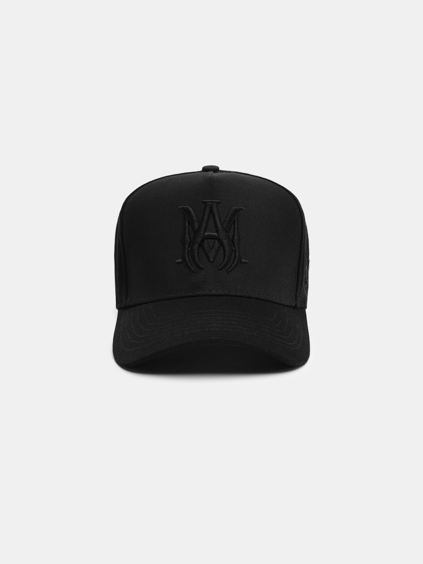 MA AMIRI STAGGERED CANVAS HAT - Black - AMIRI