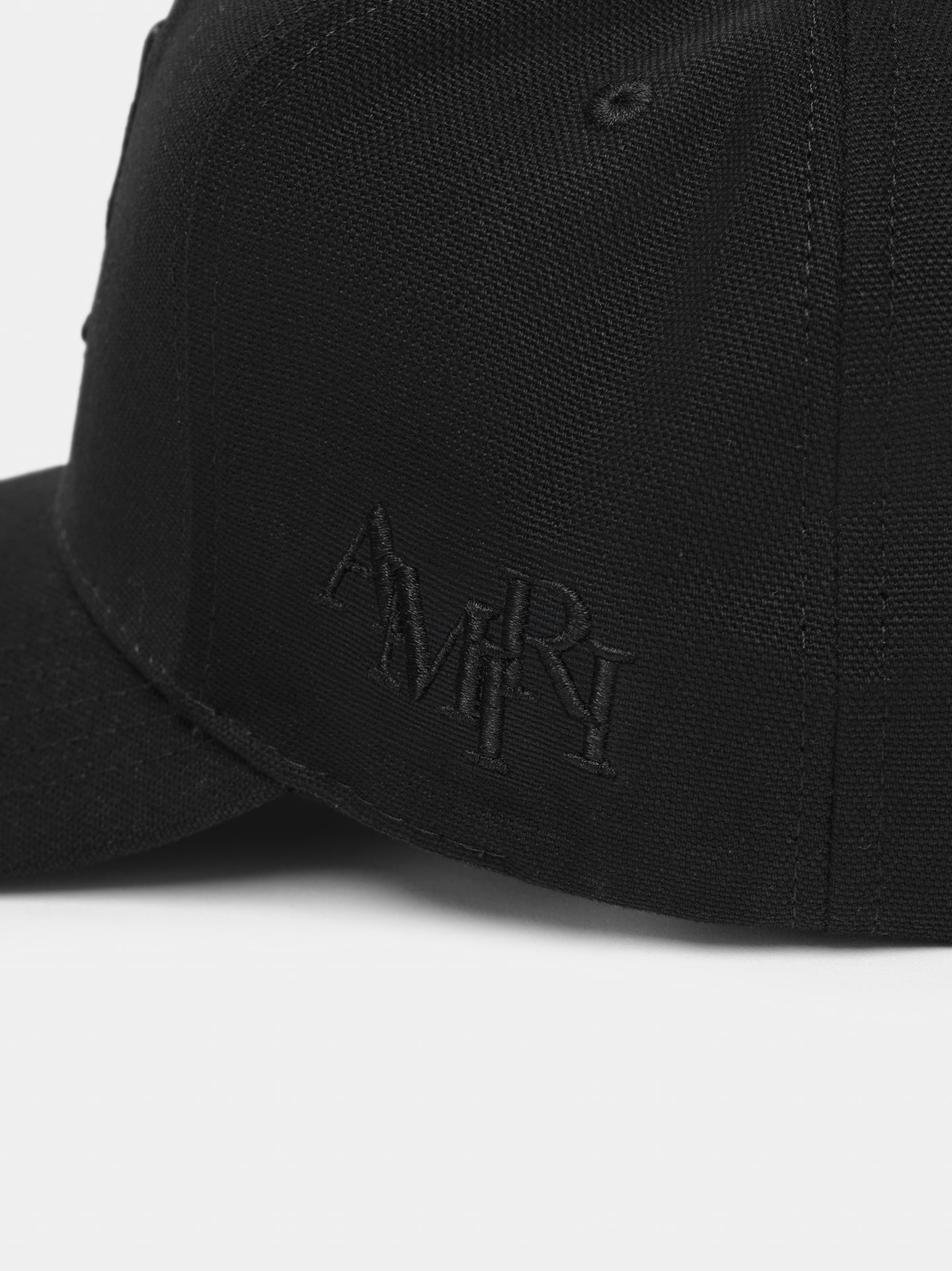 MA AMIRI STAGGERED CANVAS HAT - Black - AMIRI