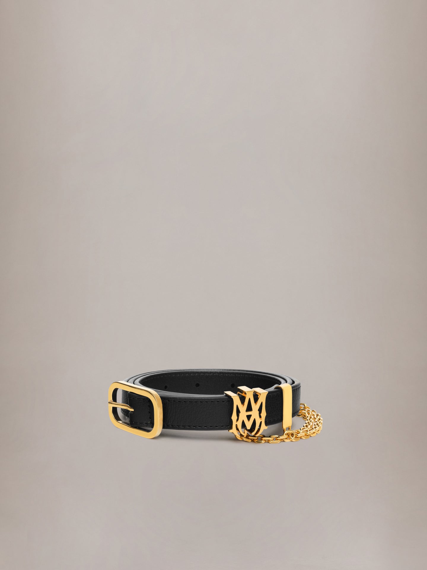 MA 2CM CHAIN BELT - Black Gold - AMIRI