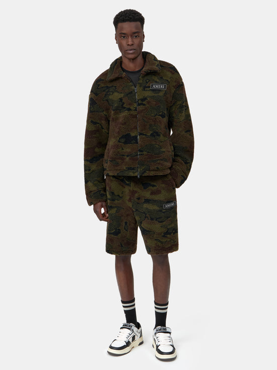CAMO FLEECE BLOUSON - Camo - AMIRI