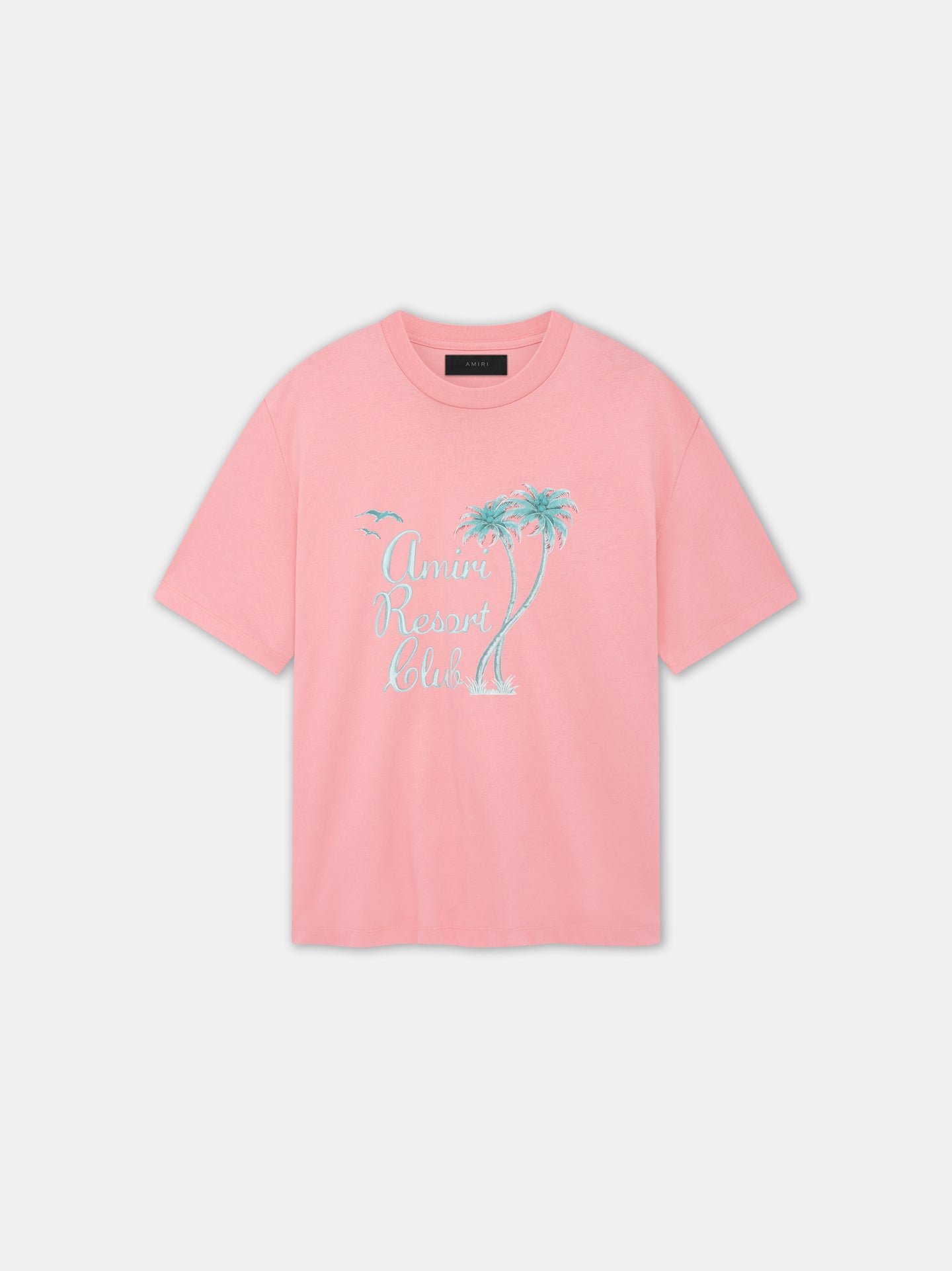 AMIRI TWISTED PALMS TEE - Flamingo Pink