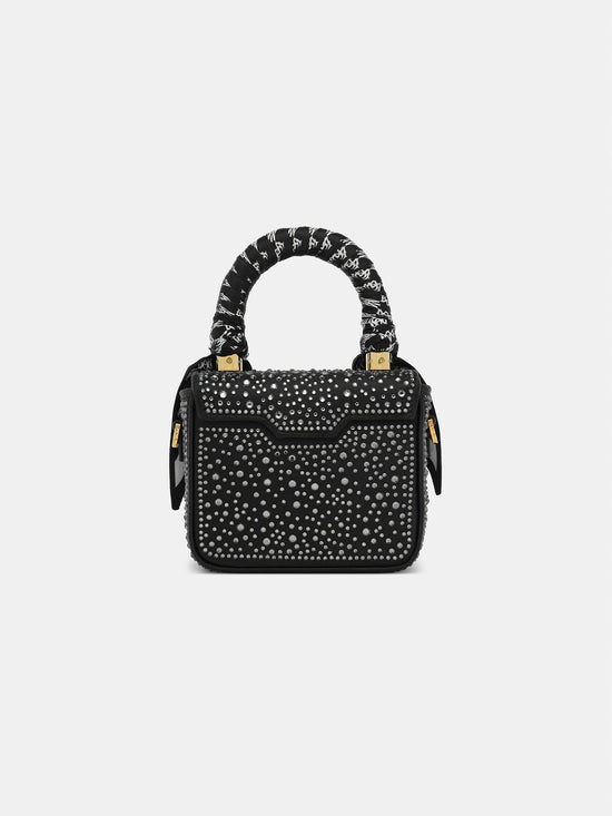 WOMEN - WOMEN'S CRYSTAL NANO MA BAG - Black - AMIRI