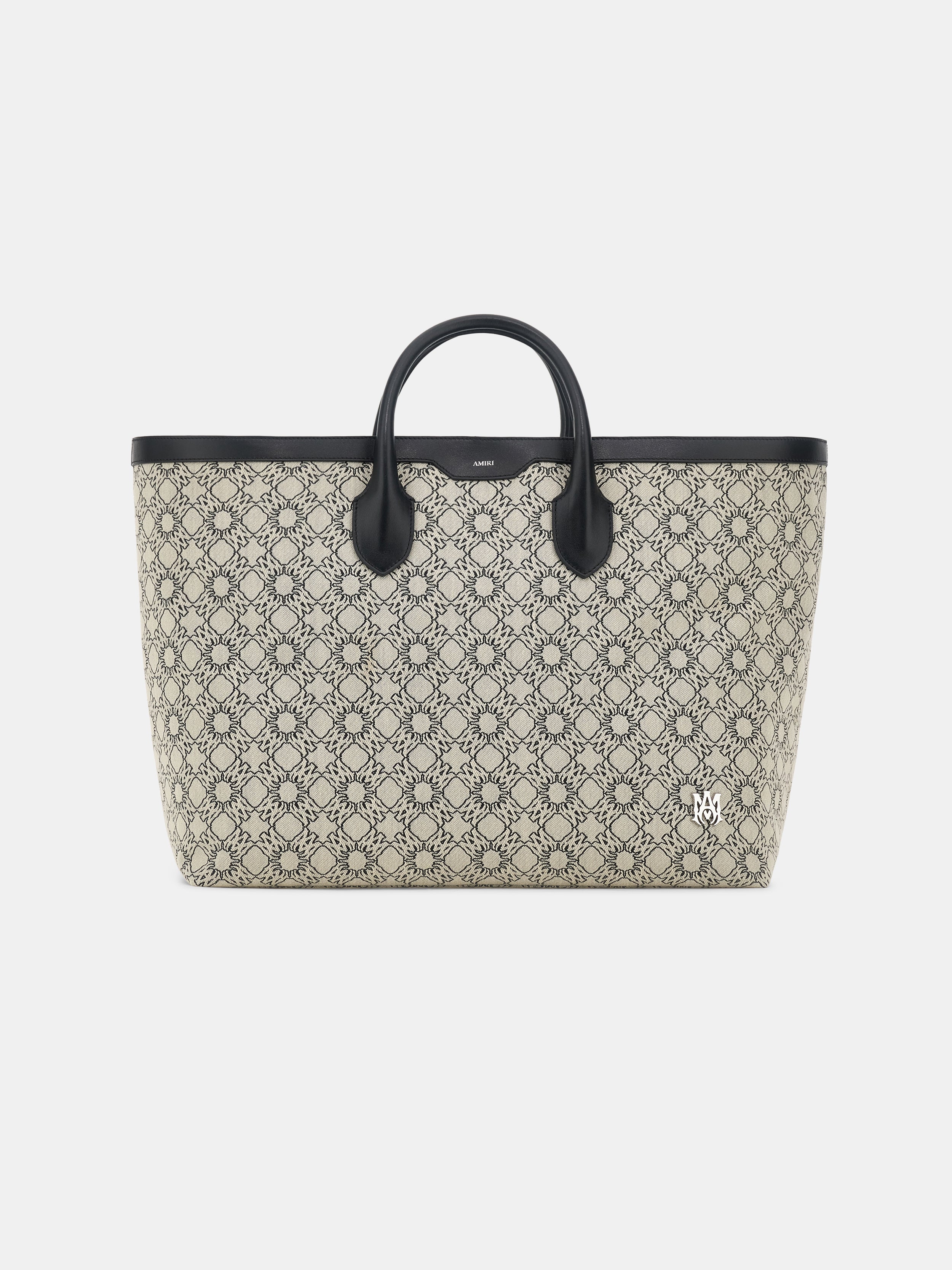 Product MA QUAD JACQAURD TOTE BAG - Grey featured image