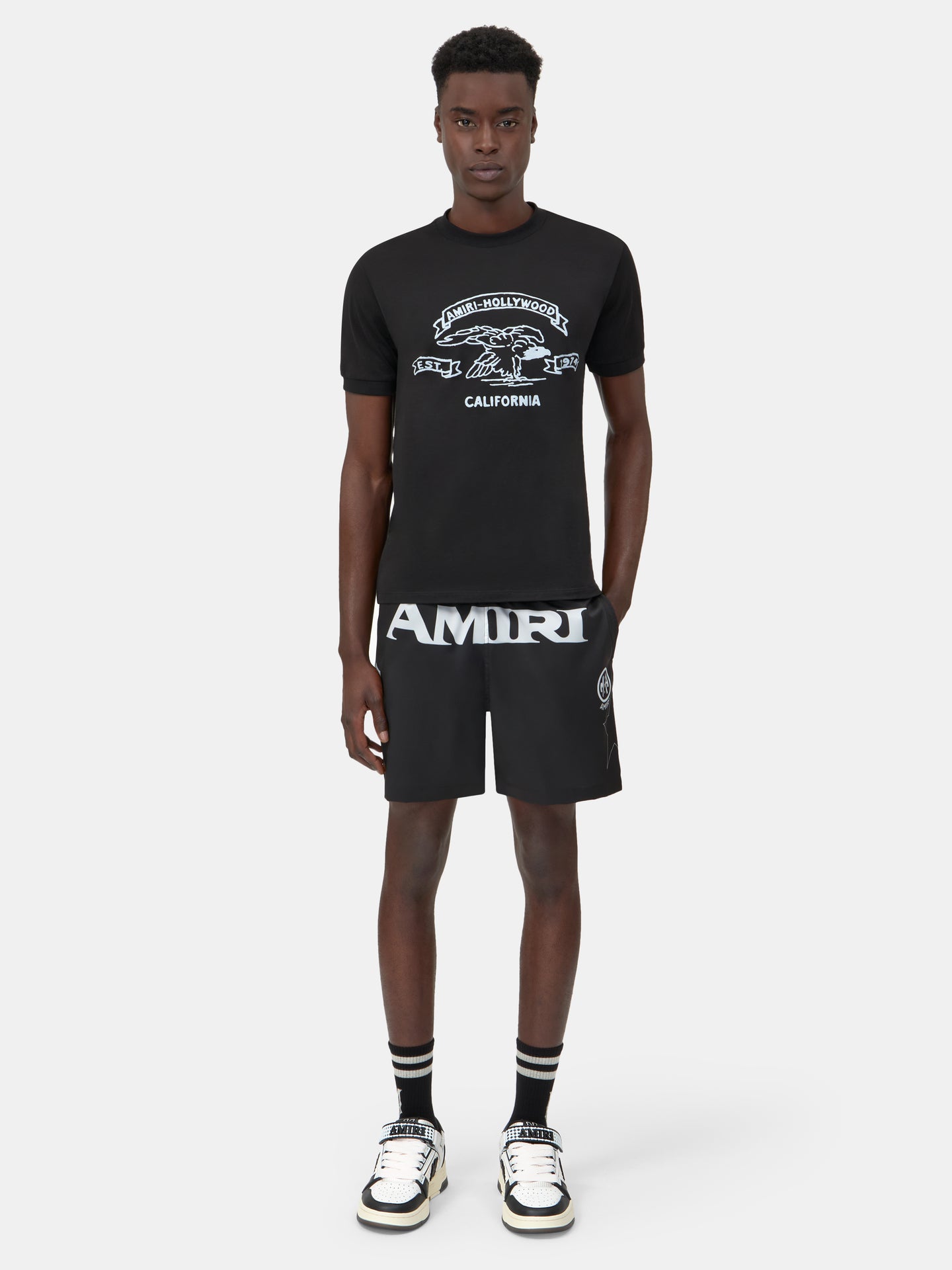 AMIRI SPORT SWIM TRUNK - Black - AMIRI