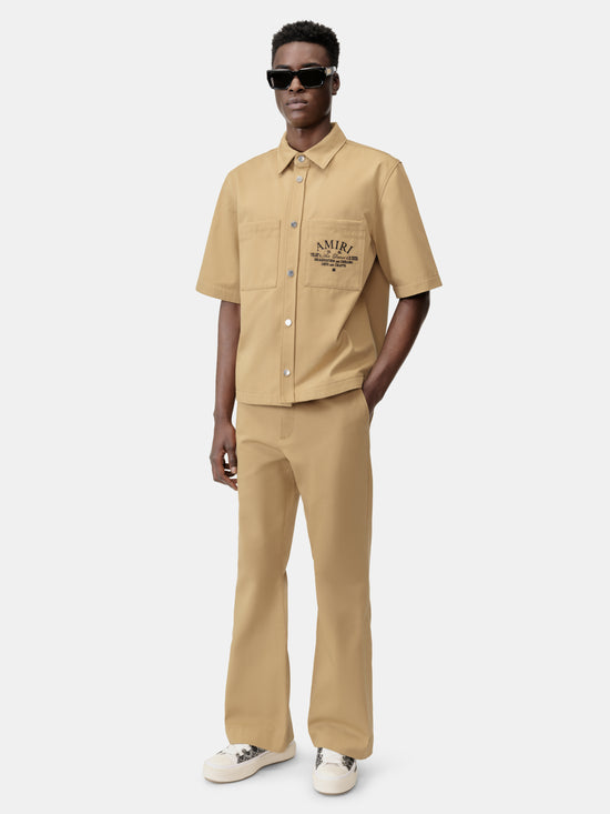 CHINO KICK FLARE - SEPIA TINT