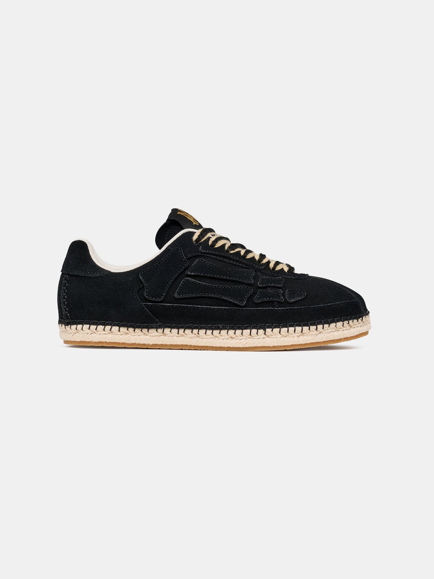 View 2 - ESPADRILLE PACIFIC BONES - Black - AMIRI