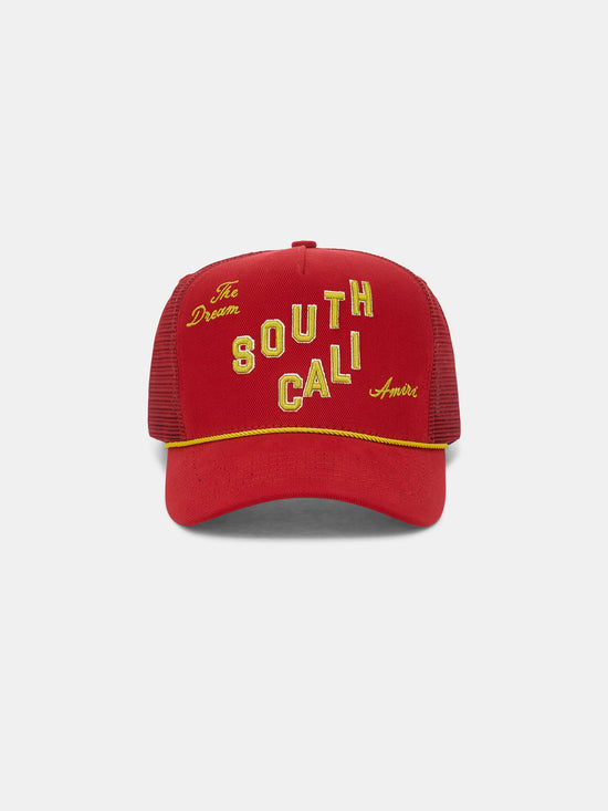 SOUTH CALI TRUCKER HAT - Ruby - AMIRI