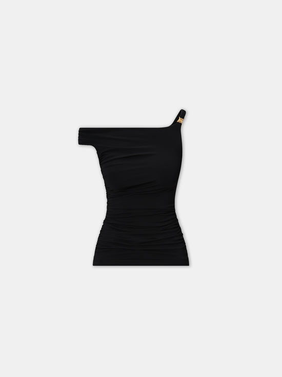 WOMEN - WOMEN'S OFF THE SHOULDER TOP - Black