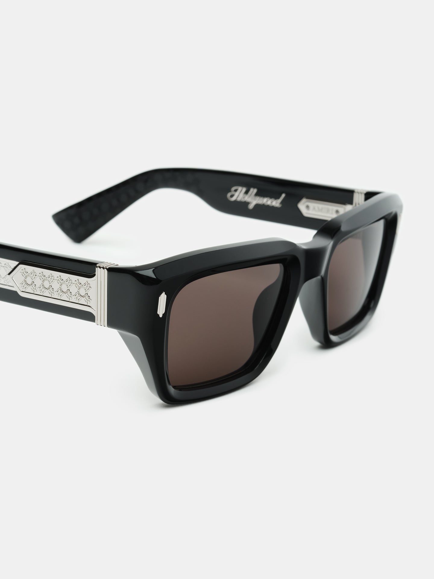 HOLLYWOOD SUNGLASSES - Black Silver - AMIRI