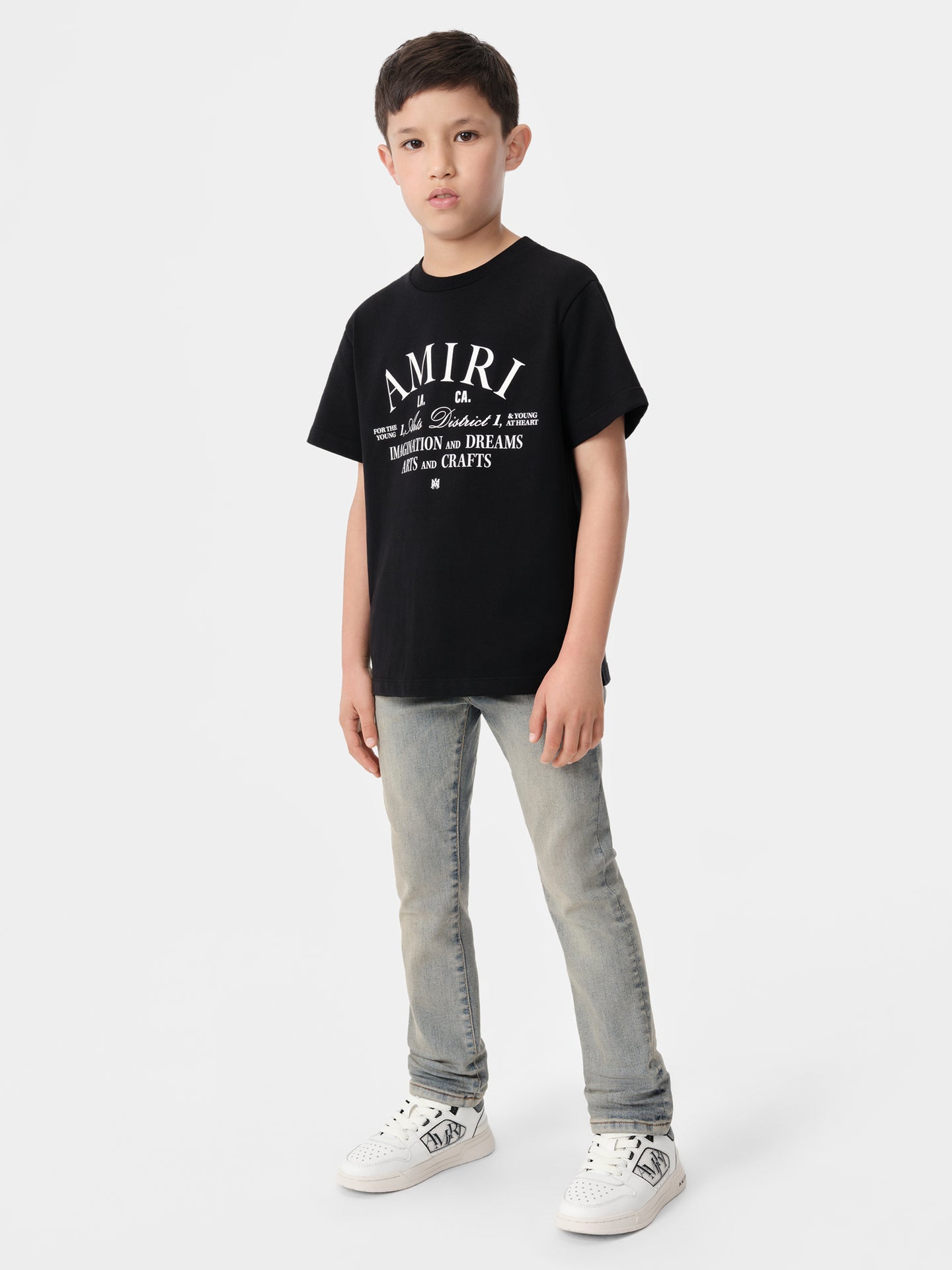 KIDS - KIDS' AMIRI ARTS DISTRICT TEE - Black