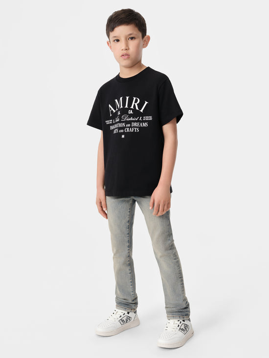 KIDS - KIDS' AMIRI ARTS DISTRICT TEE - Black