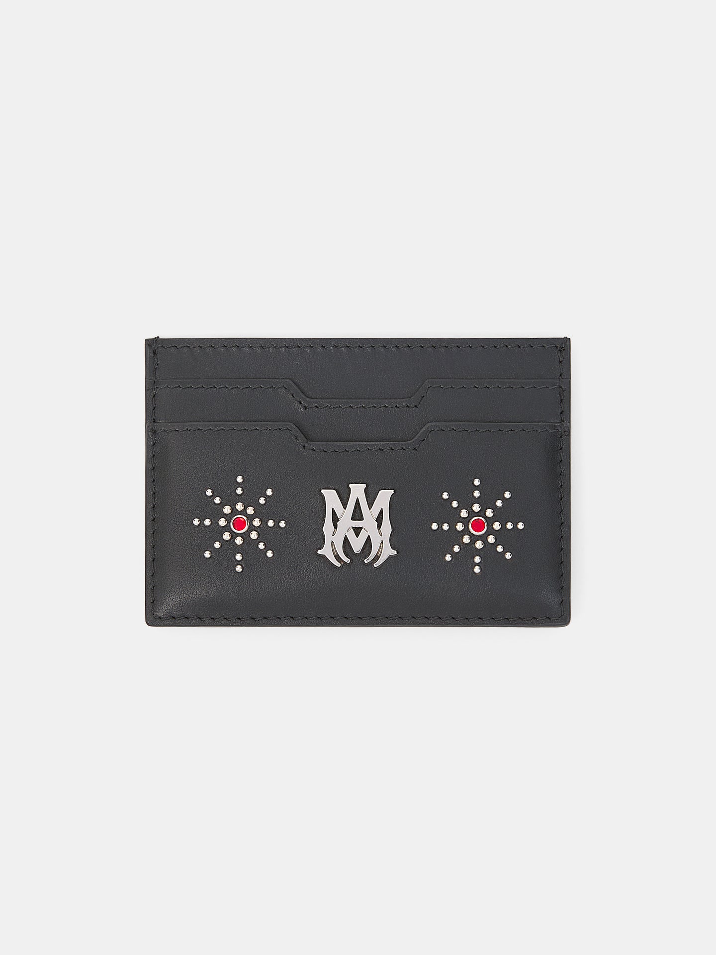 MA STUD CARD HOLDER - Black - AMIRI