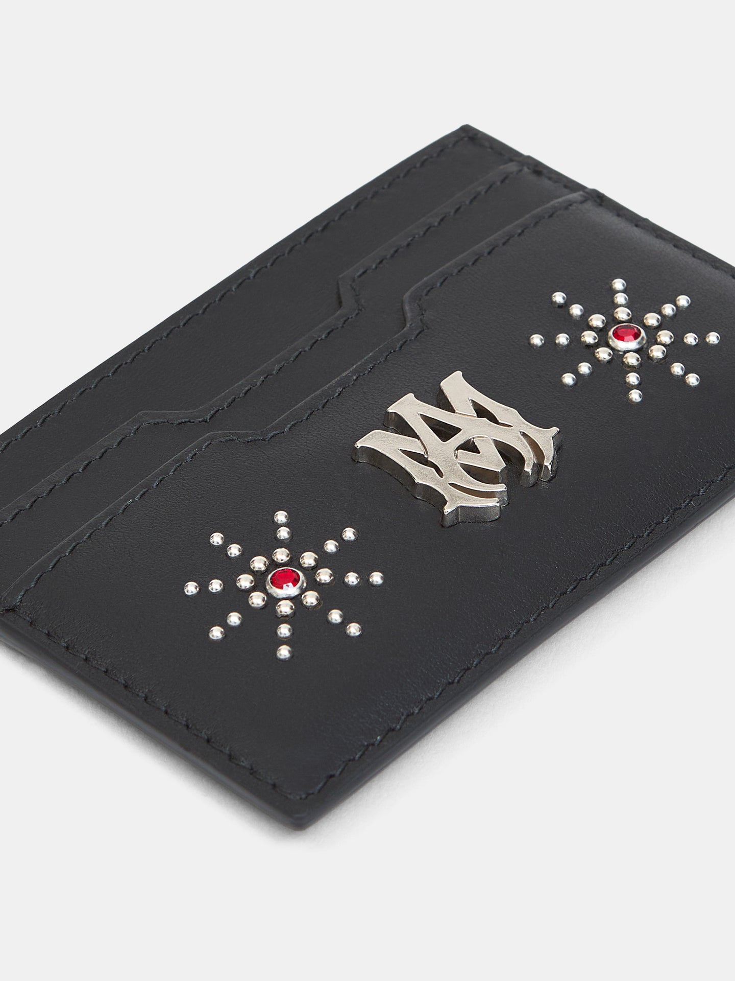 MA STUD CARD HOLDER - Black - AMIRI