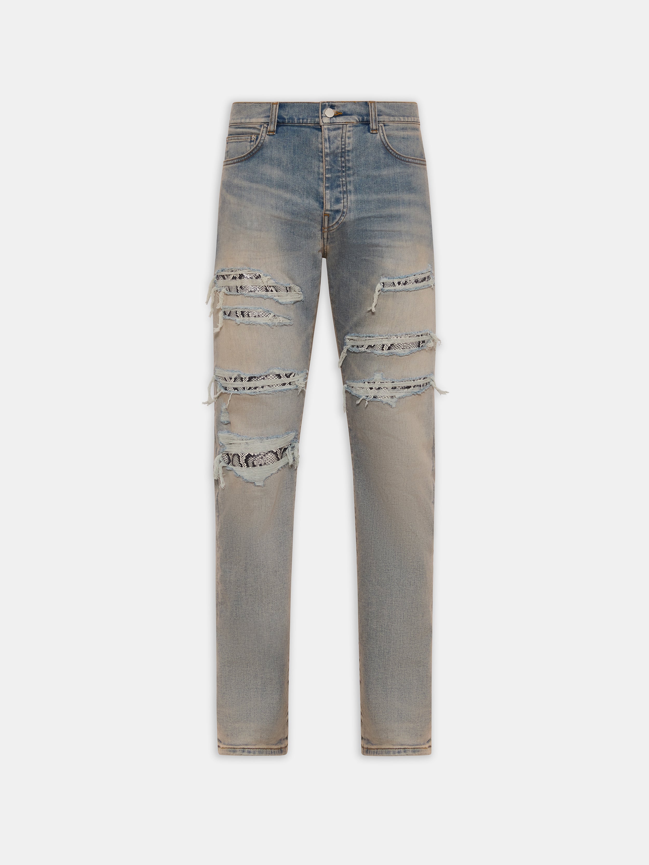 Product AMIRI SNAKE STUD SLIM JEAN - Antique Indigo featured image