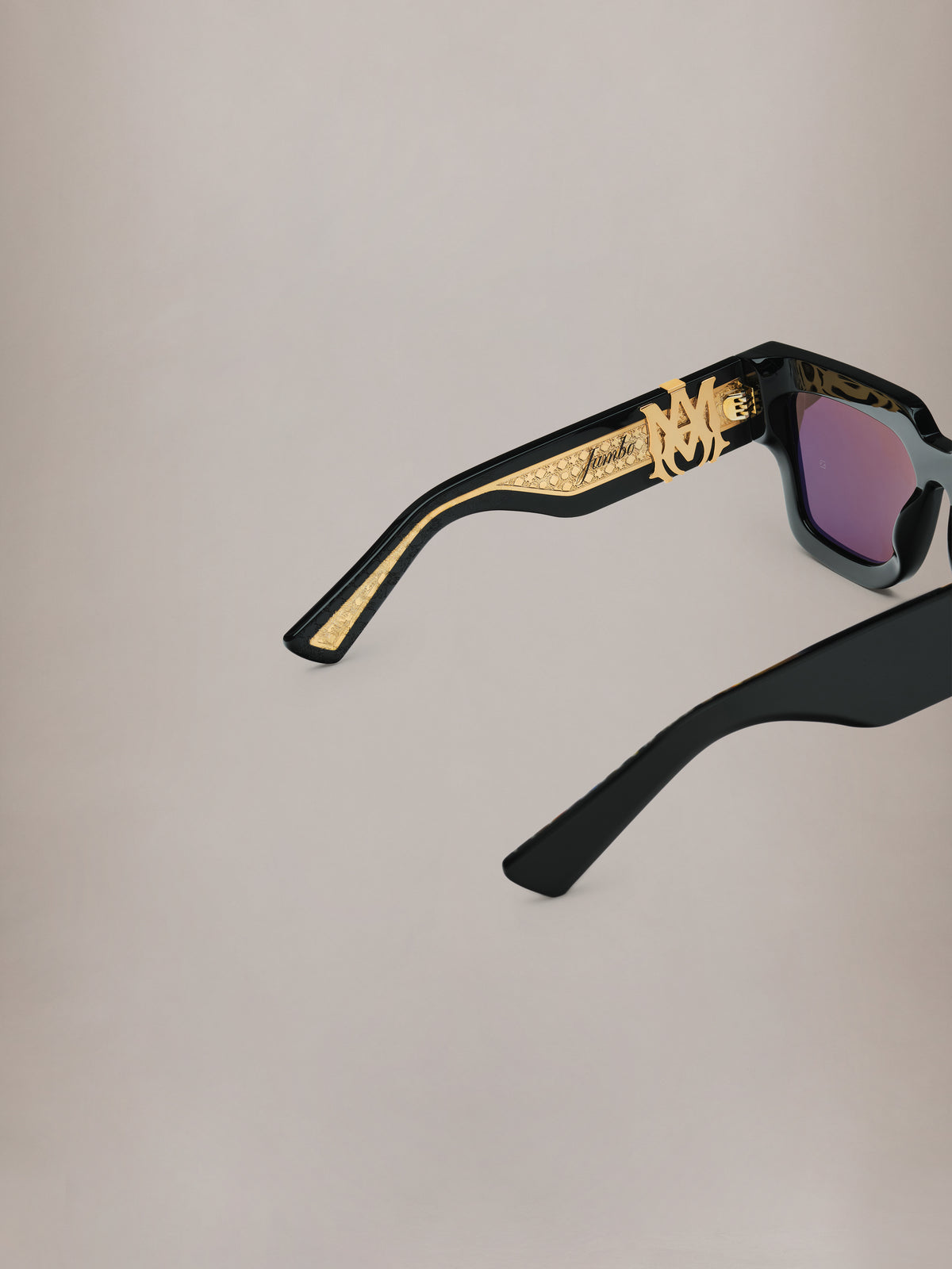 JUMBO SUNGLASSES - Black - AMIRI