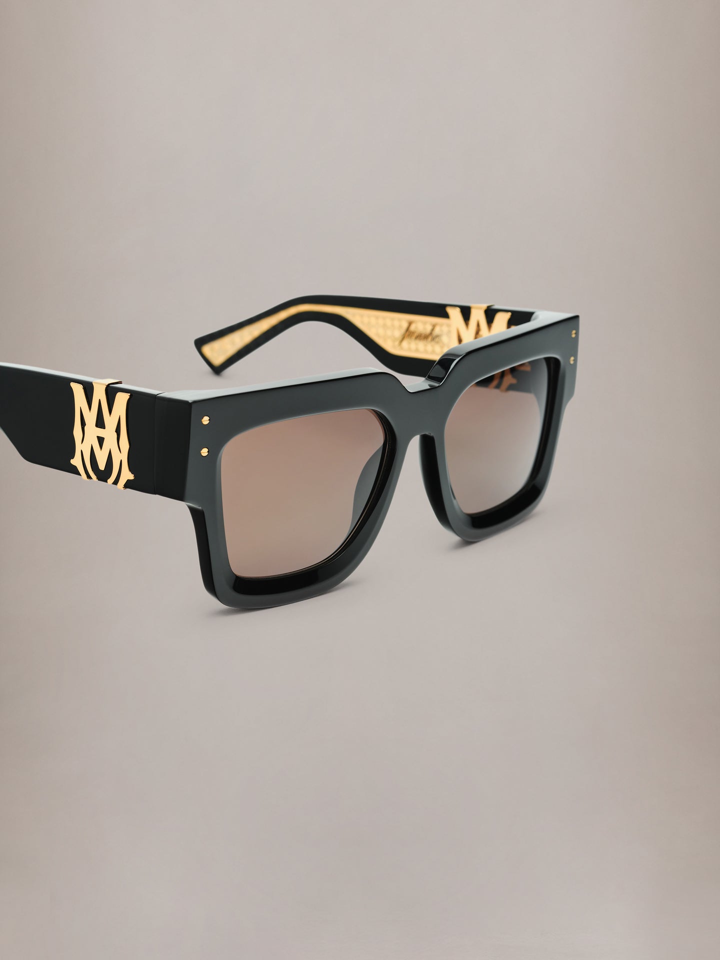 JUMBO SUNGLASSES - Black - AMIRI