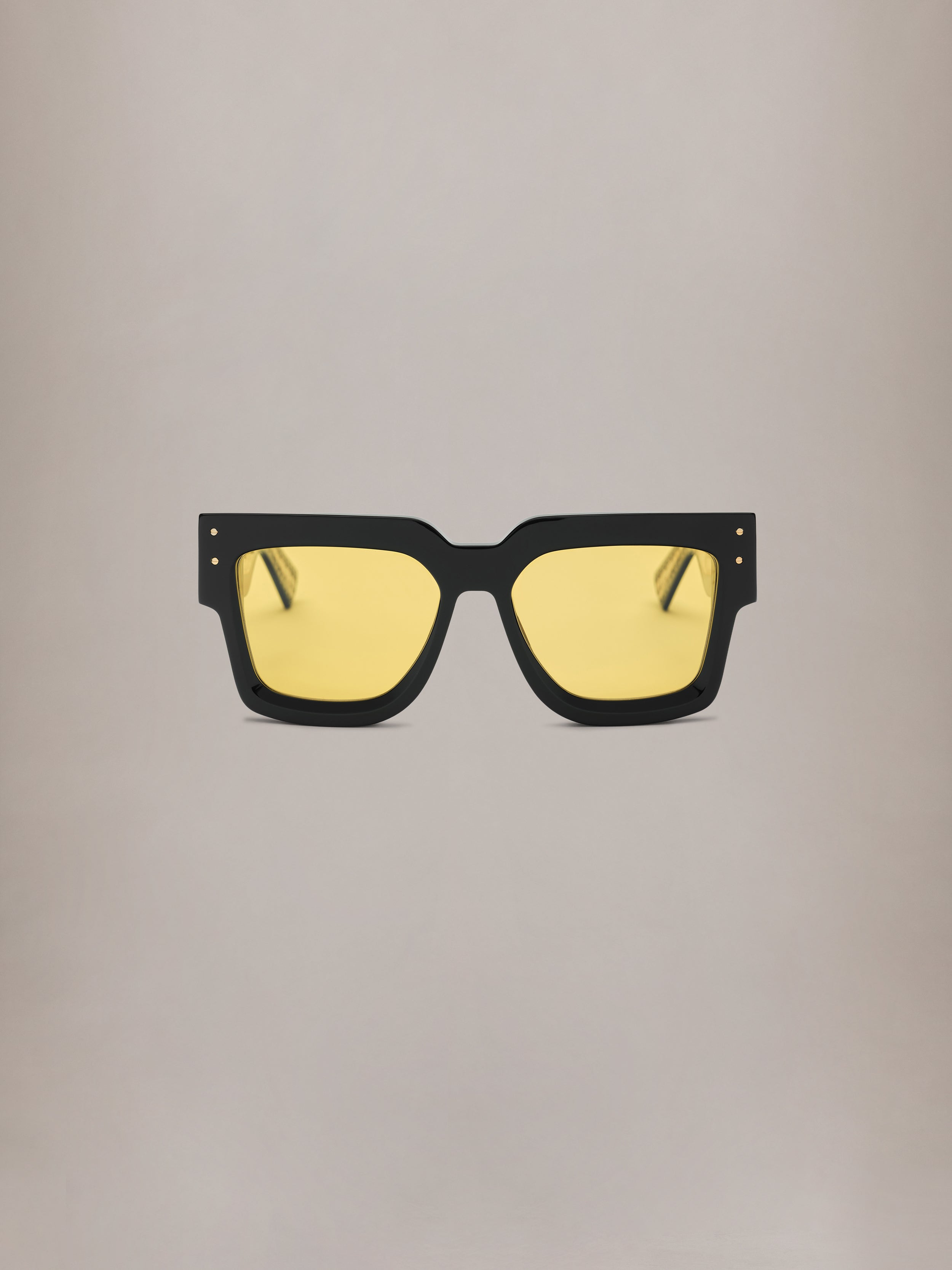 JUMBO SUNGLASSES - Black Yellow – AMIRI