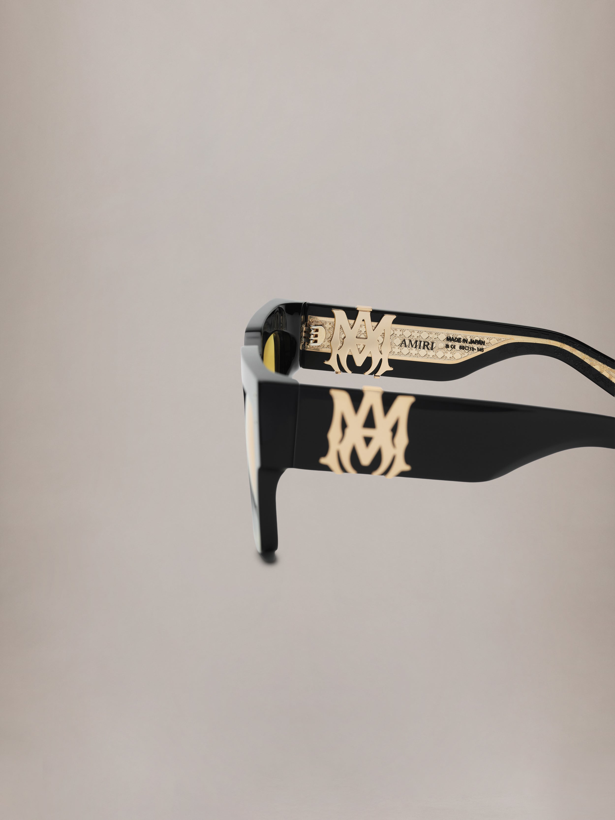 JUMBO SUNGLASSES - Black Yellow – AMIRI