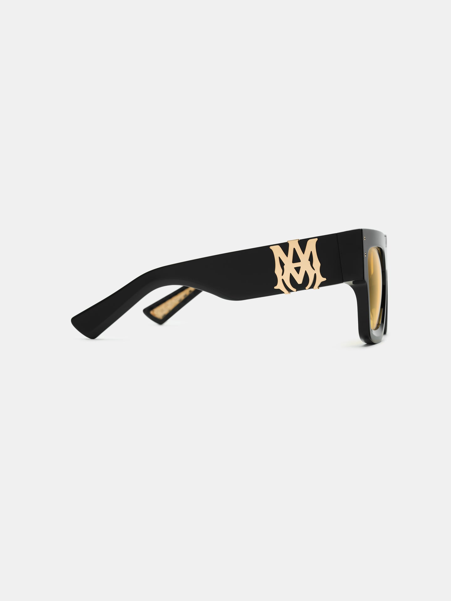 JUMBO SUNGLASSES - Black Yellow - AMIRI