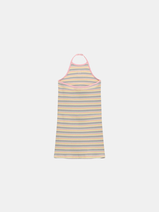 KIDS - KIDS' MA STRIPE HALTER DRESS - Multi - AMIRI
