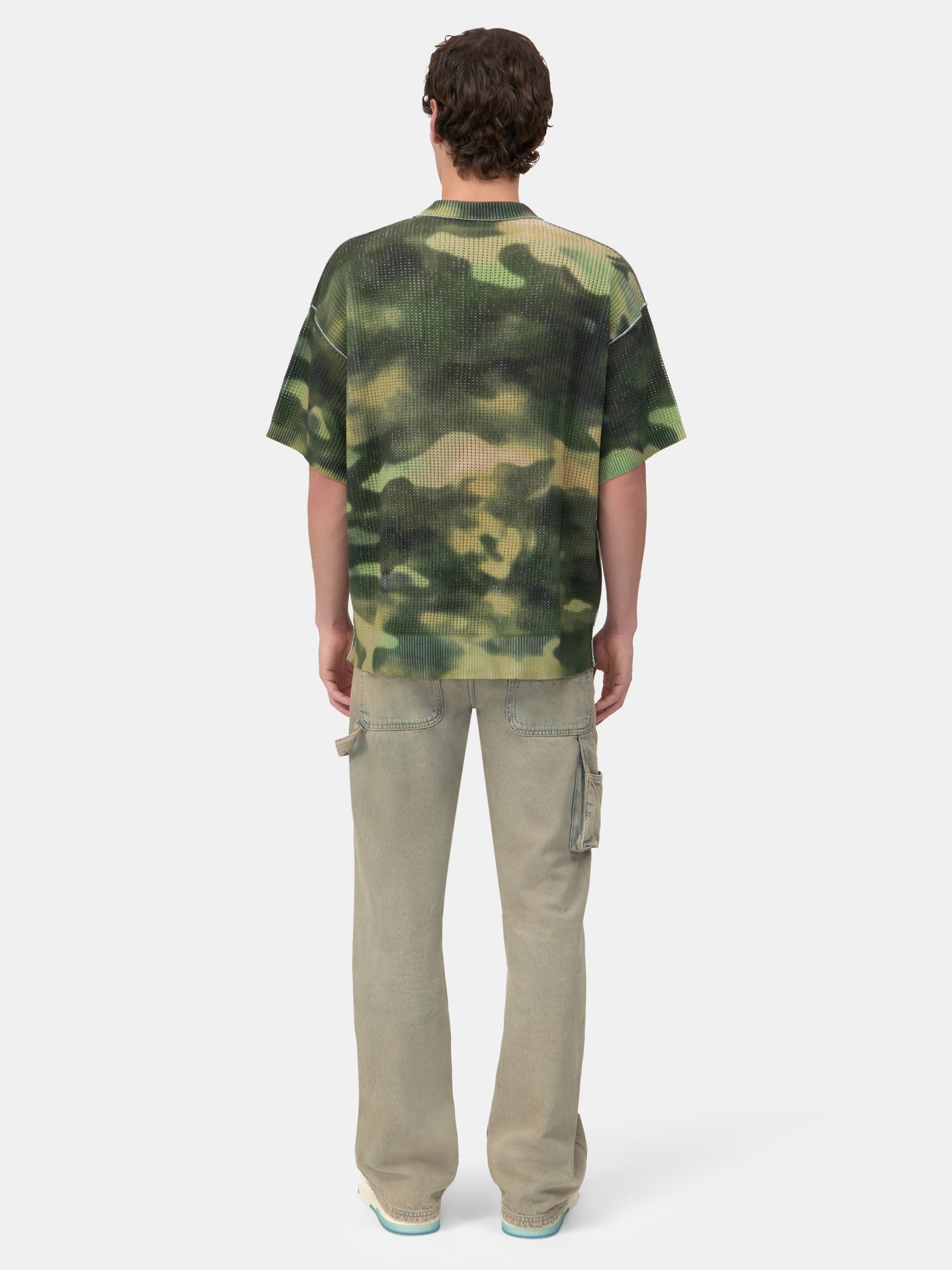 CAMO OVERSIZED TEE - Green - AMIRI