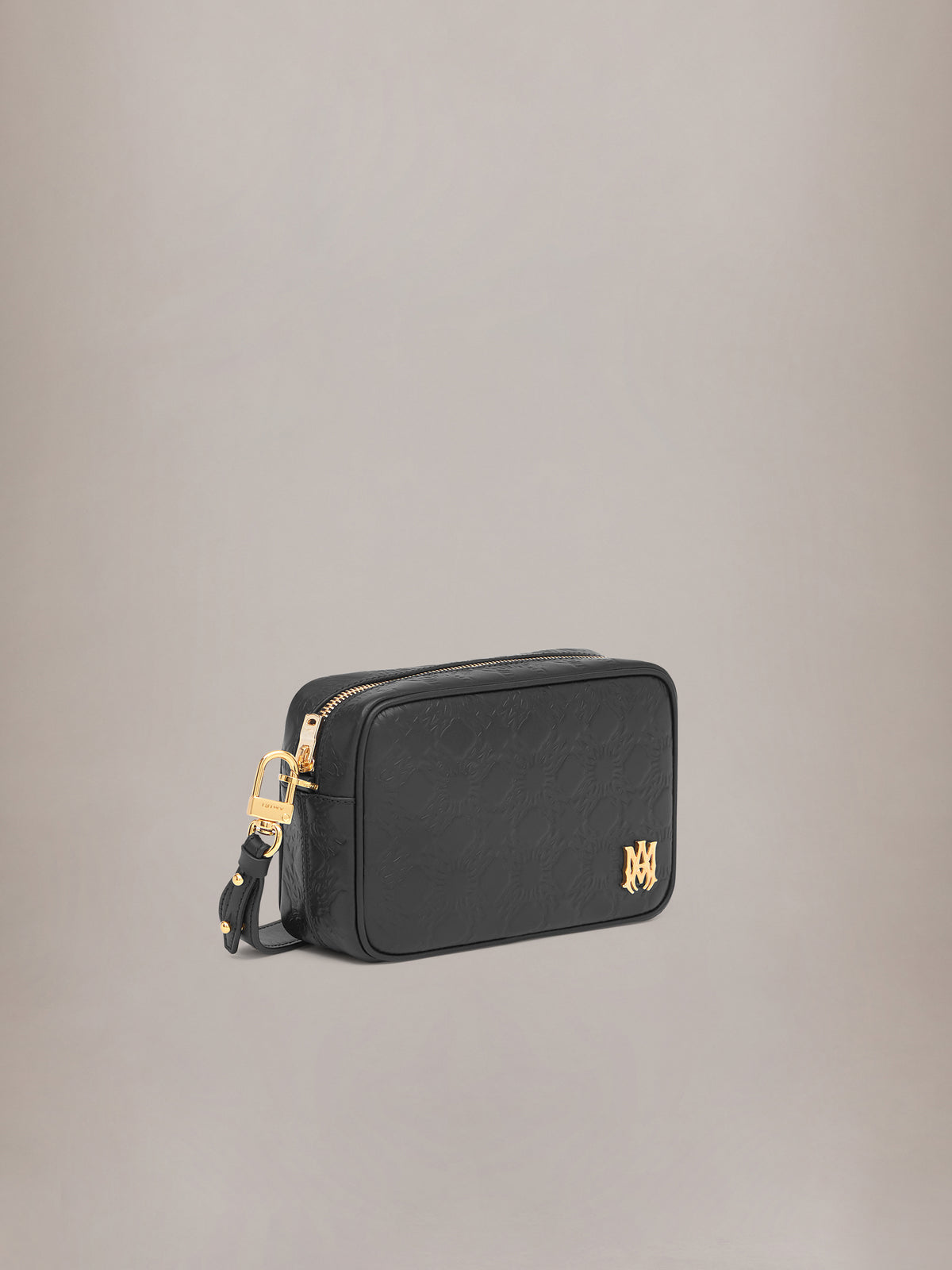 MA QUAD LEATHER CAMERA CASE - Black - AMIRI