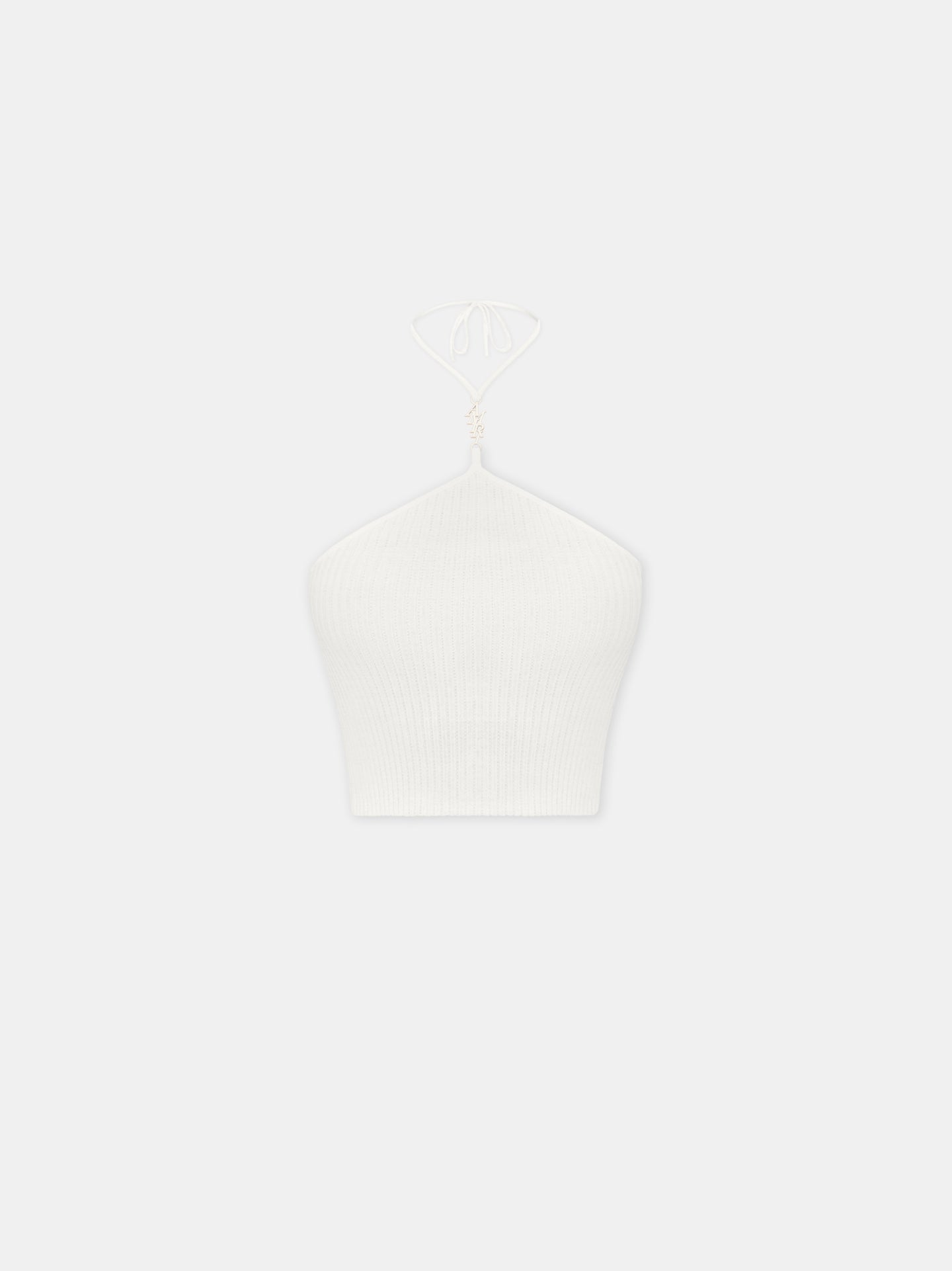 WOMEN - WOMEN'S AMIRI STACKED HALTER TOP - Alabaster