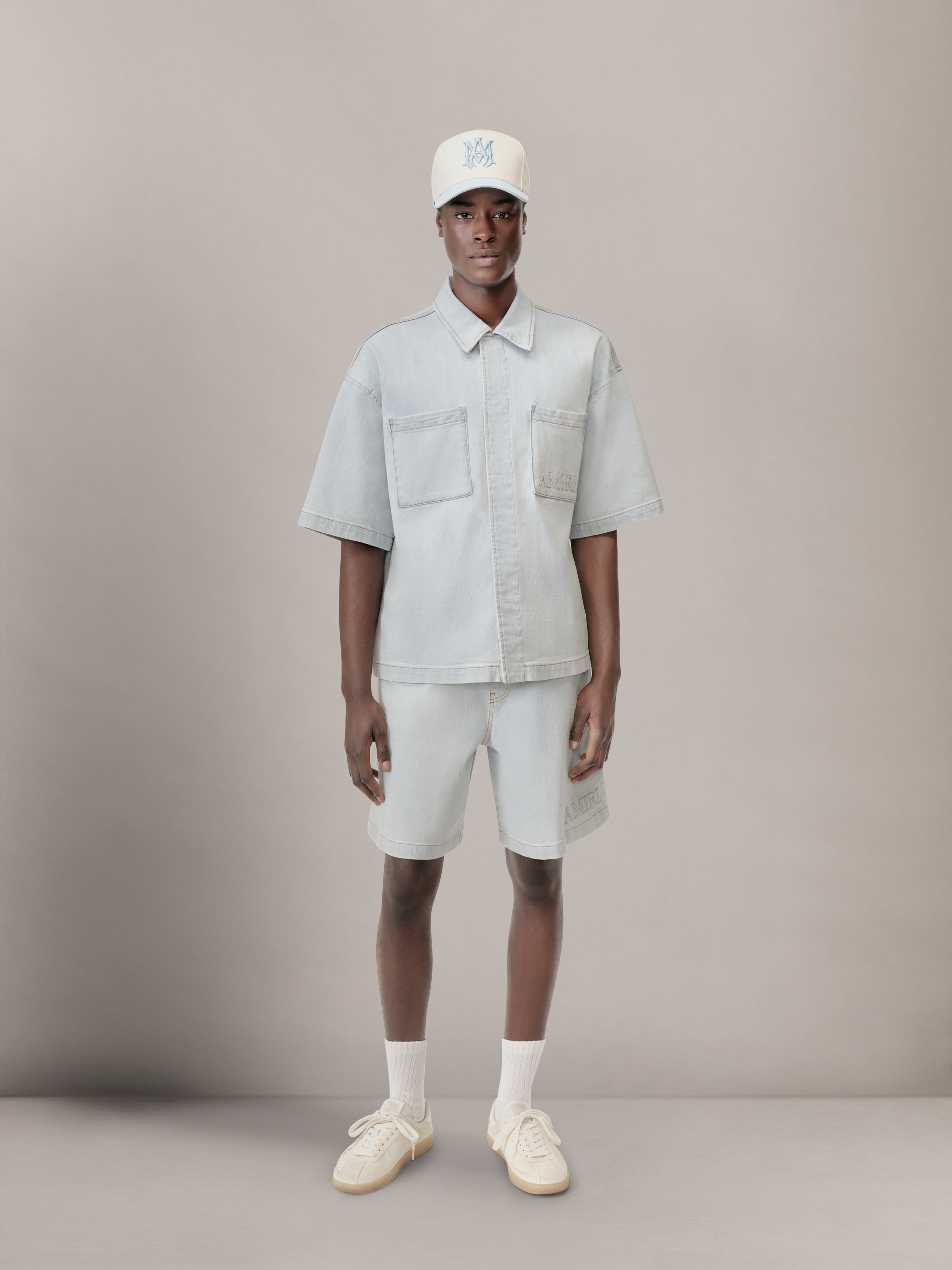 AMIRI 3D 5 POCKET SHORT - Light Indigo | AMIRI