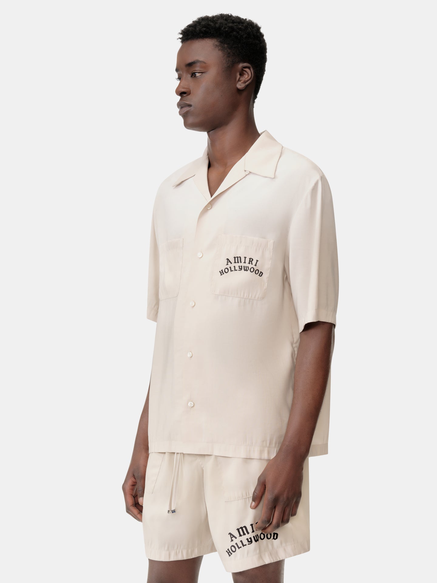 AMIRI HOLLYWOOD BOWLING SHIRT - Alabaster - AMIRI