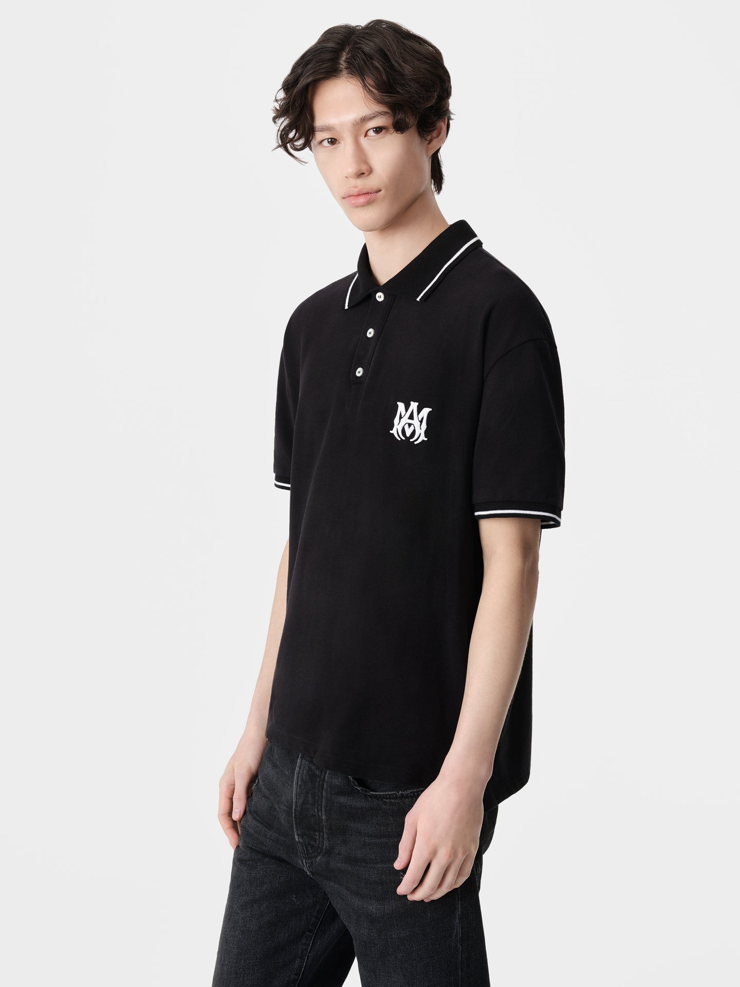 MA CORE LOGO POLO - Black