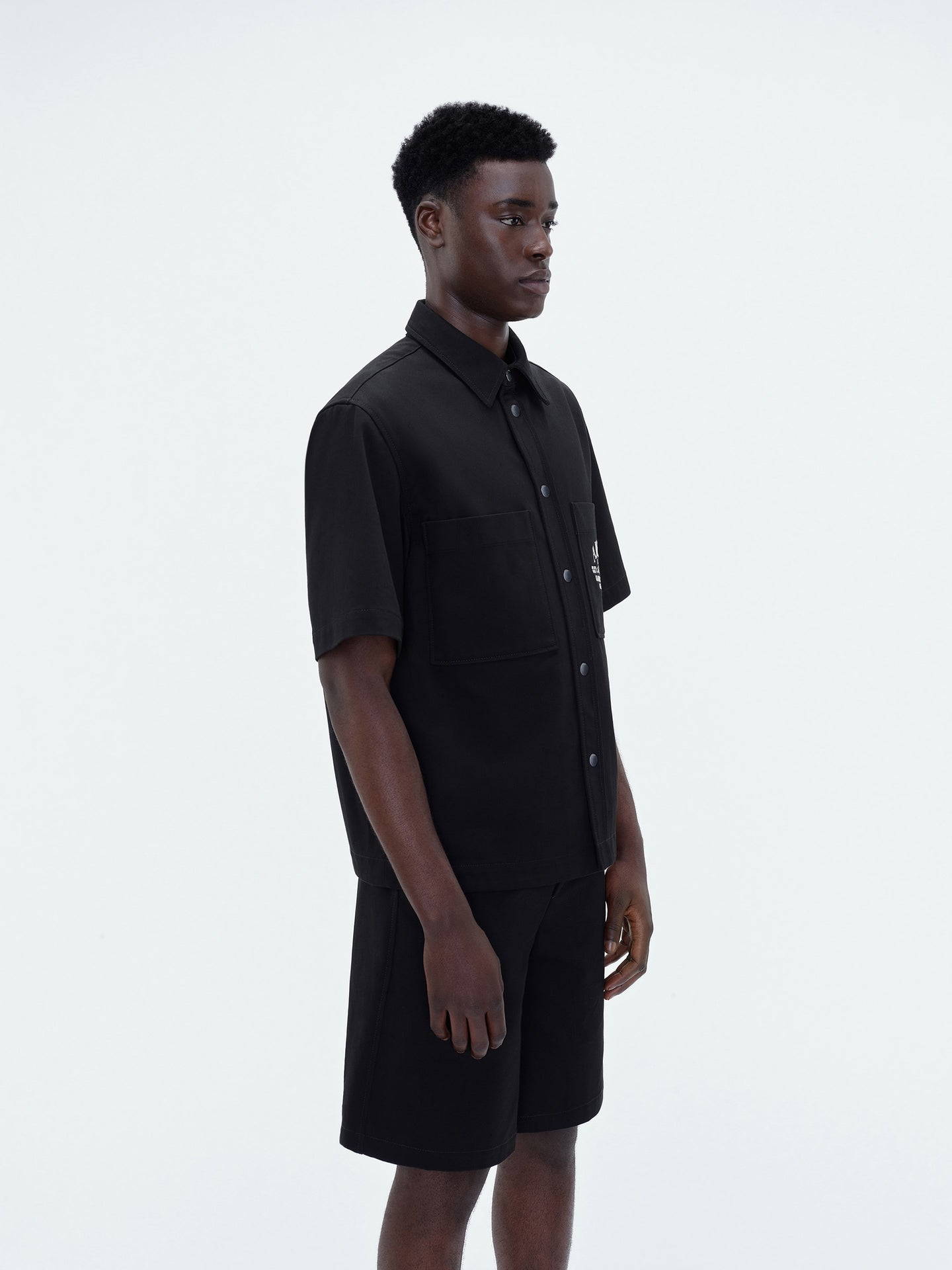 AMIRI ARTS DISTRICT CAMP SHIRT - BLACK - AMIRI