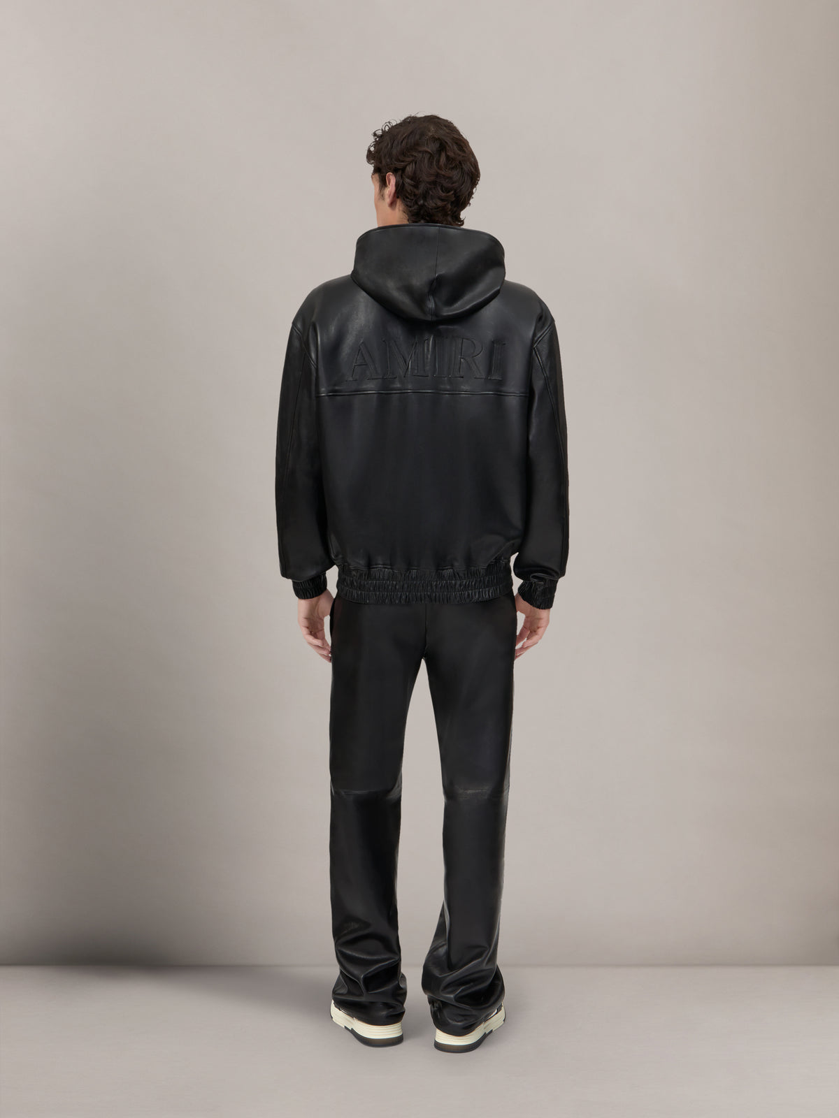 LEATHER TRACK PANT - Black - AMIRI