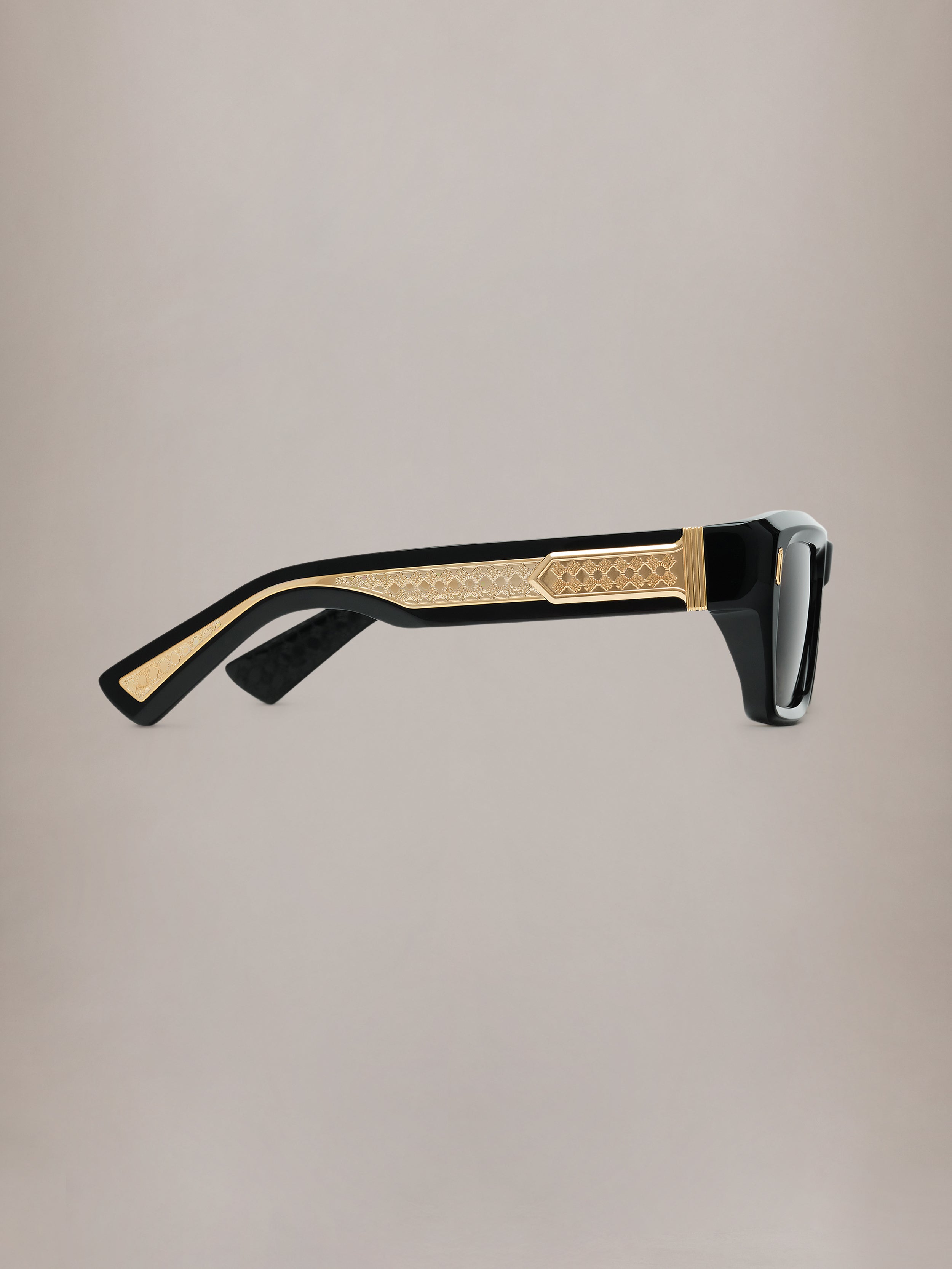 HOLLYWOOD SUNGLASSES - Black Gold – AMIRI