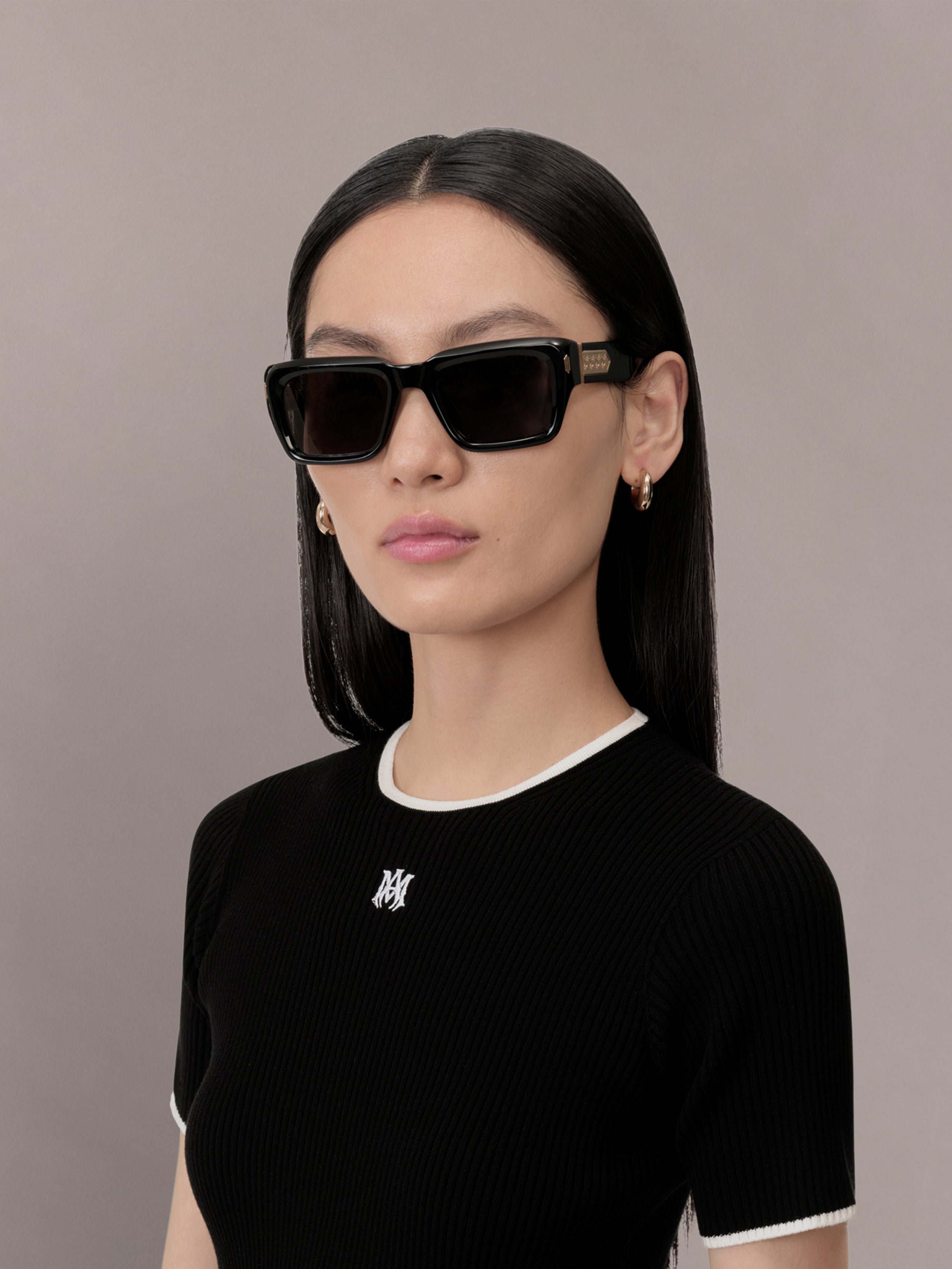 HOLLYWOOD SUNGLASSES - Black Gold – AMIRI